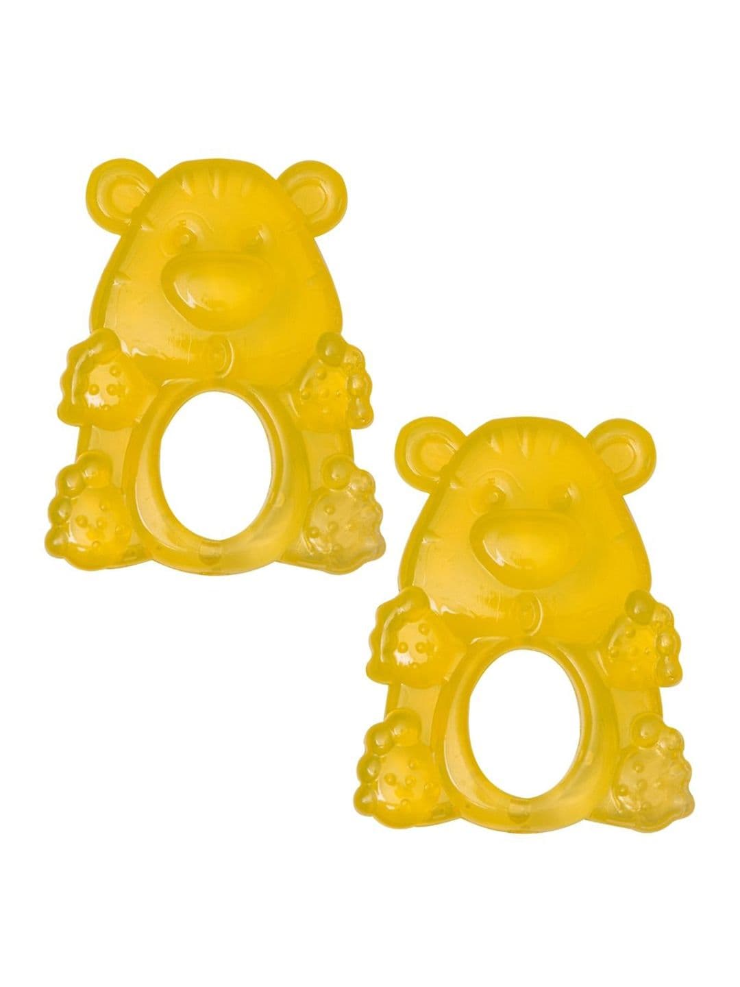 Adore Set Of 2 Luscious Water Filled Eva Teether- Yellow - view 1