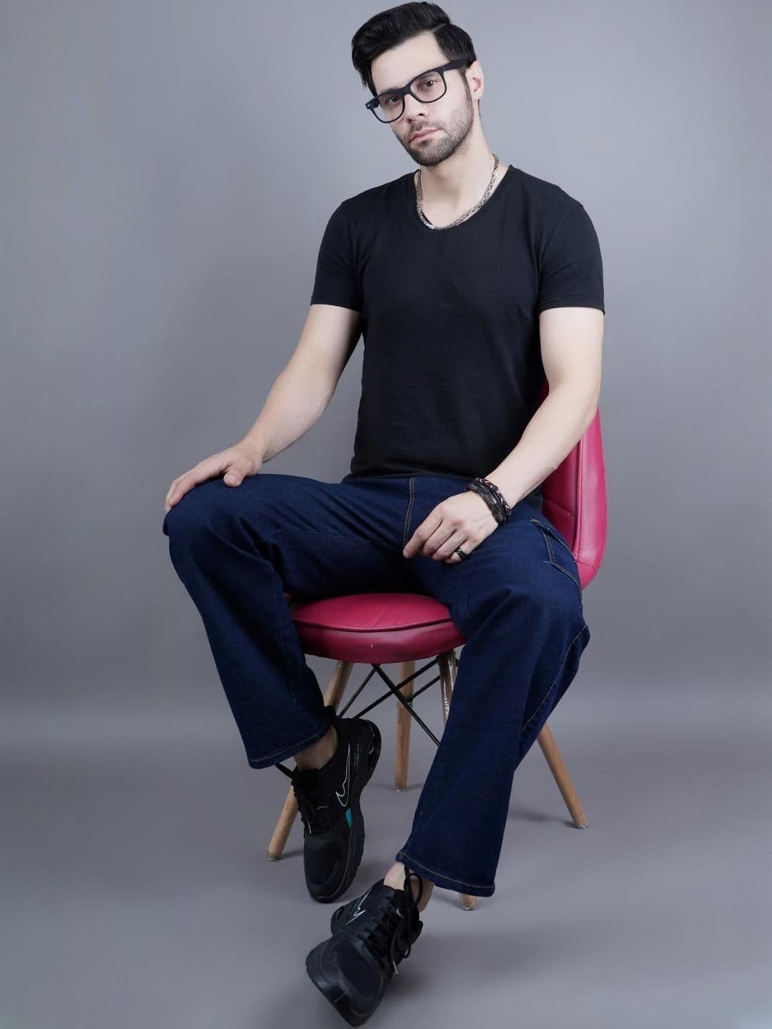 SZN Men Classic Relaxed Fit Mid-Rise Stretchable Jeans - view 1