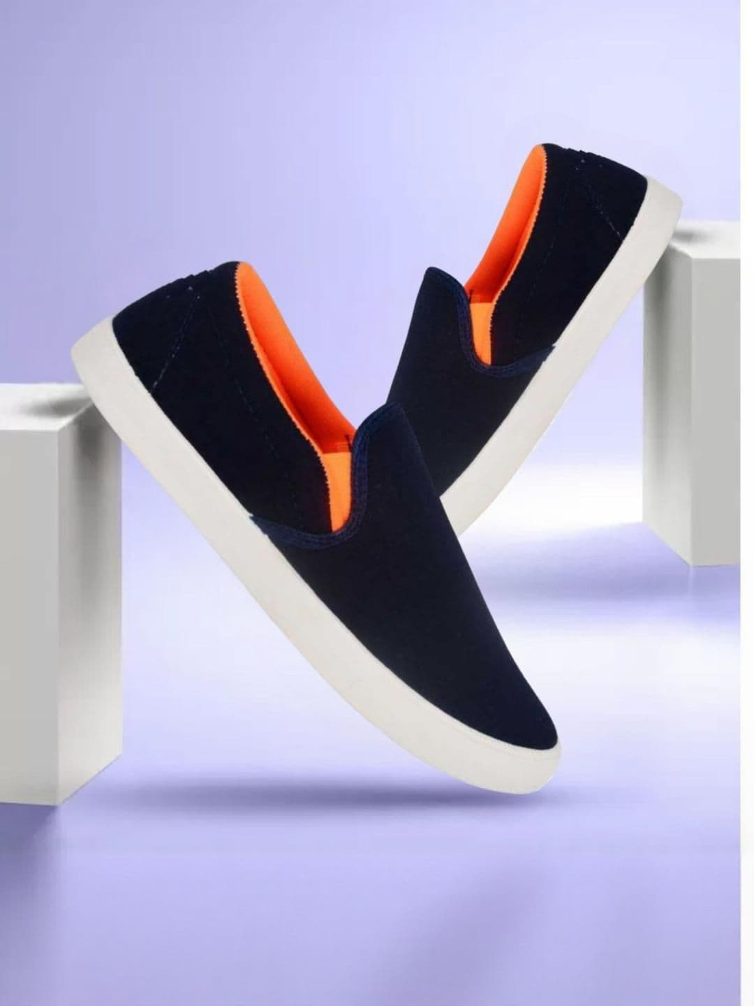 HOTSTYLE Men Orange Canvas Sports Shoes - view 1