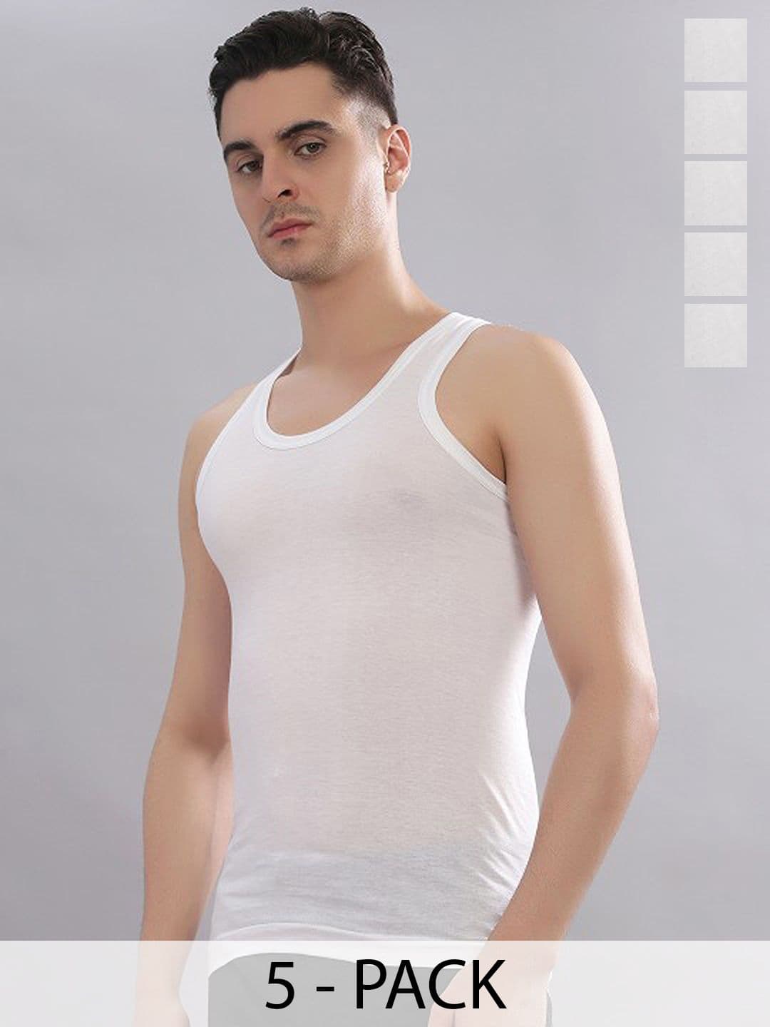 CAVENDERS Pack Of 5 Cotton Comfortable Innerwear Vests C60=-SWIFT---5- ---85 - view 1
