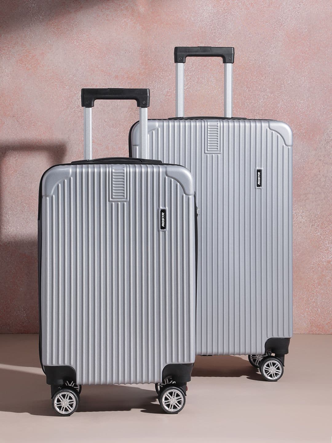 The Roadster Life Co. Set of 2 Textured Hard Sided Trolley Bag - 120L - view 1