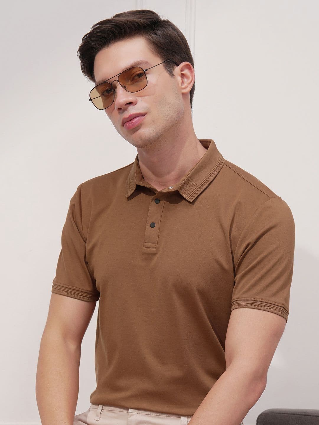 HIGHLANDER Polo Collar Short Sleeves T-shirt - view 1