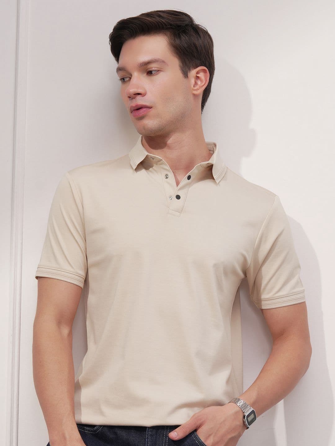 HIGHLANDER Polo Collar Short Sleeves T-shirt - view 1