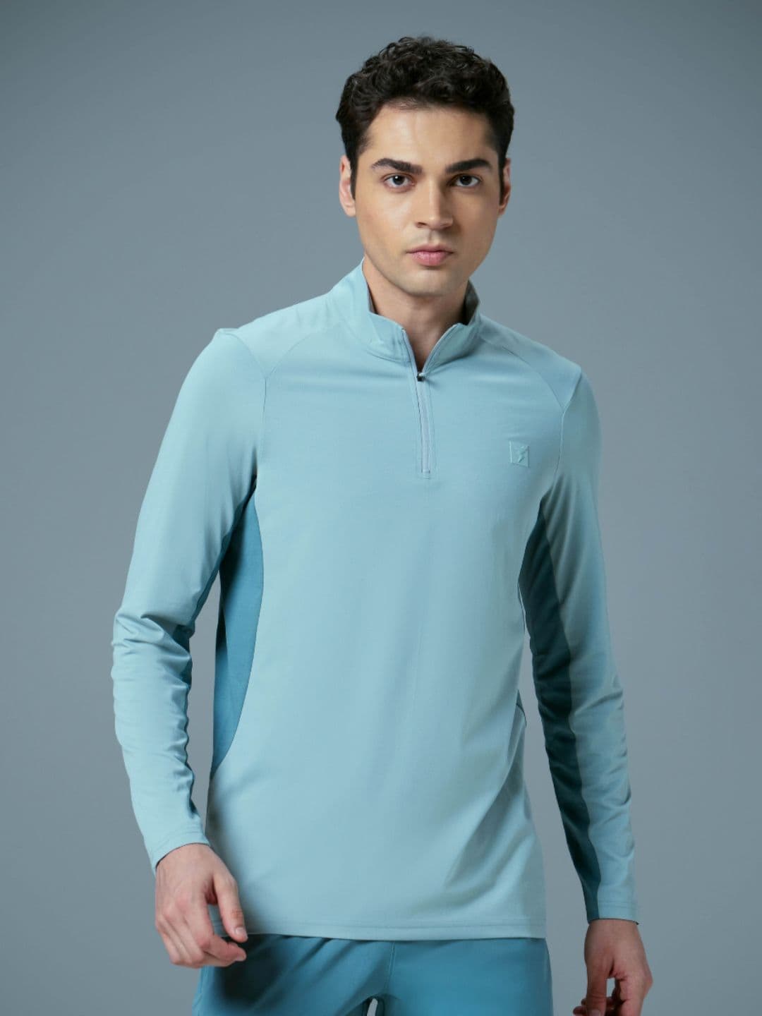 Technosport High Neck Antimicrobial Slim Fit T-shirt - view 1