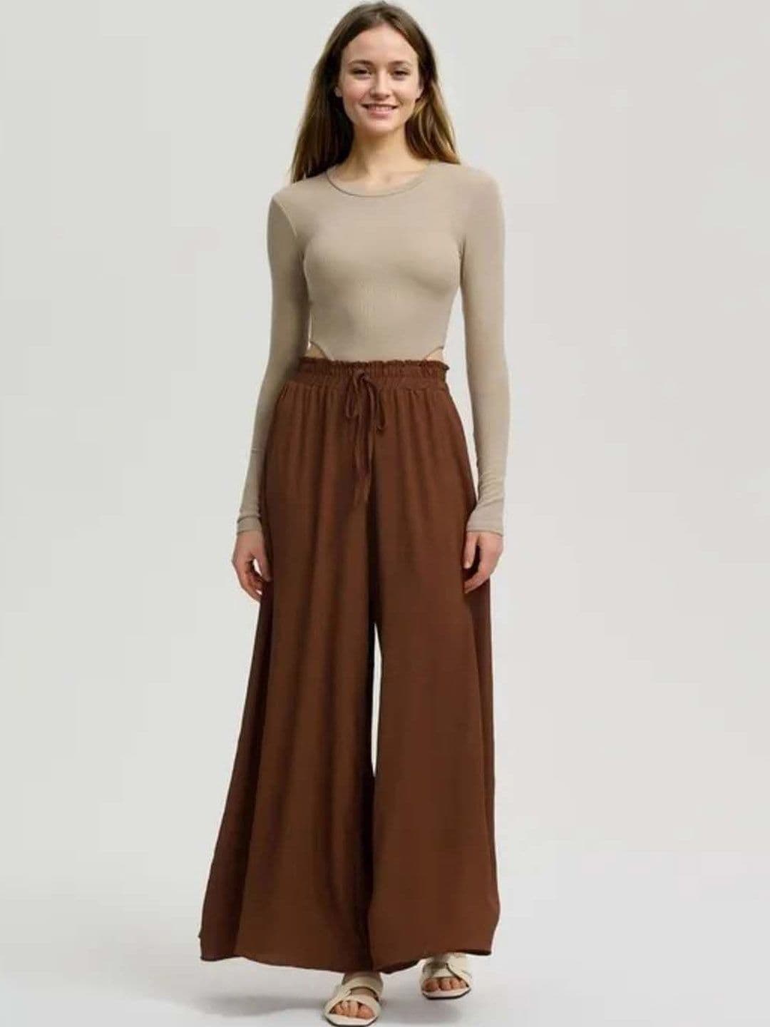 Stylecast X Kotty Women Solid Loose Fit High-Rise Trousers - view 1