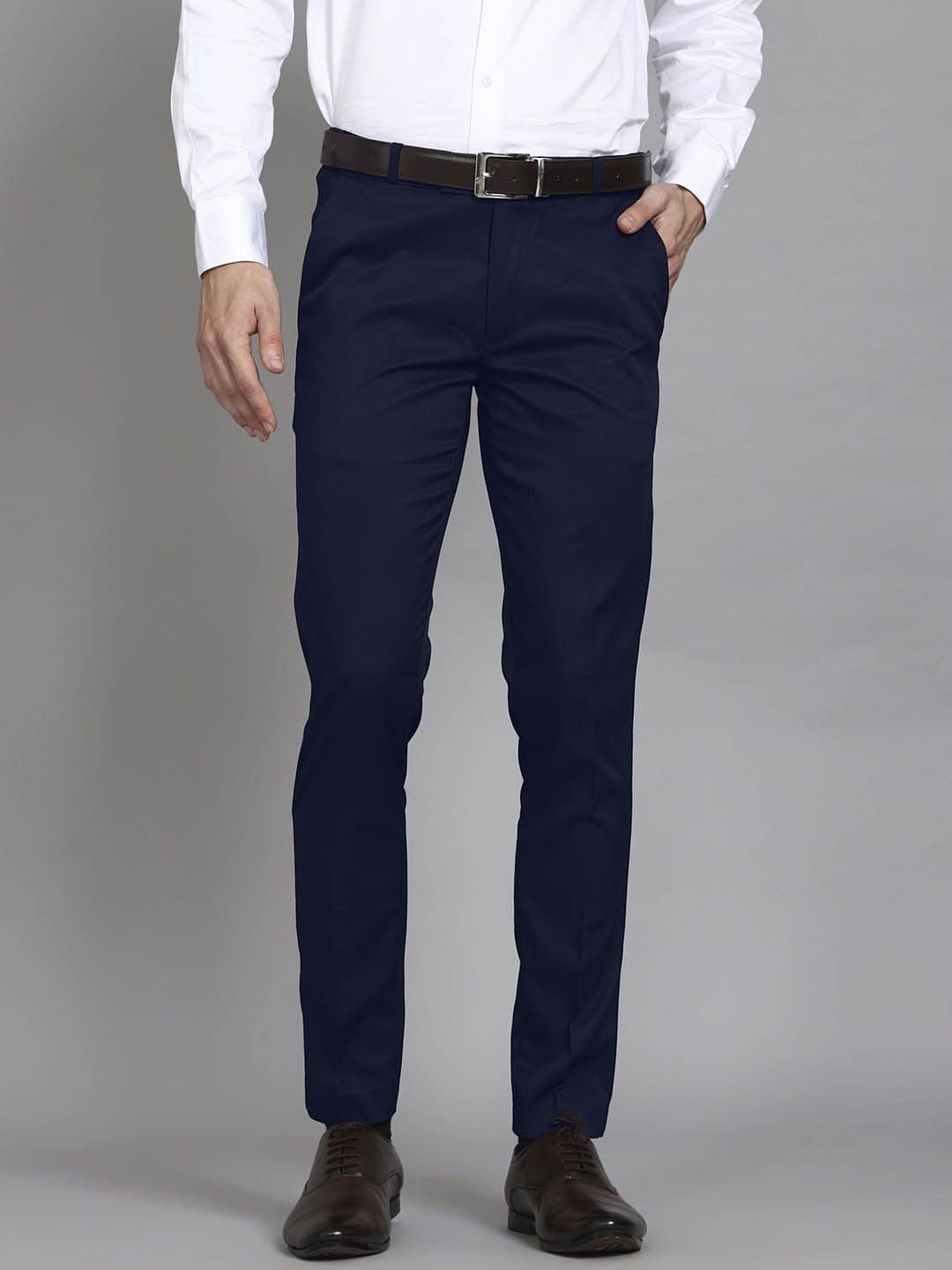 VOGAAN Men Comfort Mid-Rise Formal Trousers - view 1