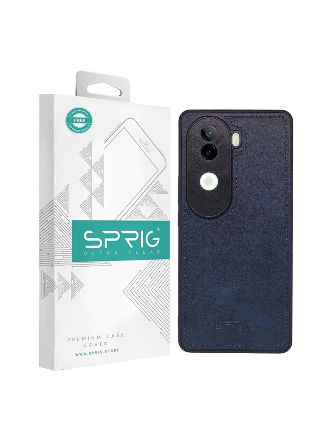 SPRIG IQOO Z9s Matte PU Leather Back Cover - view 1