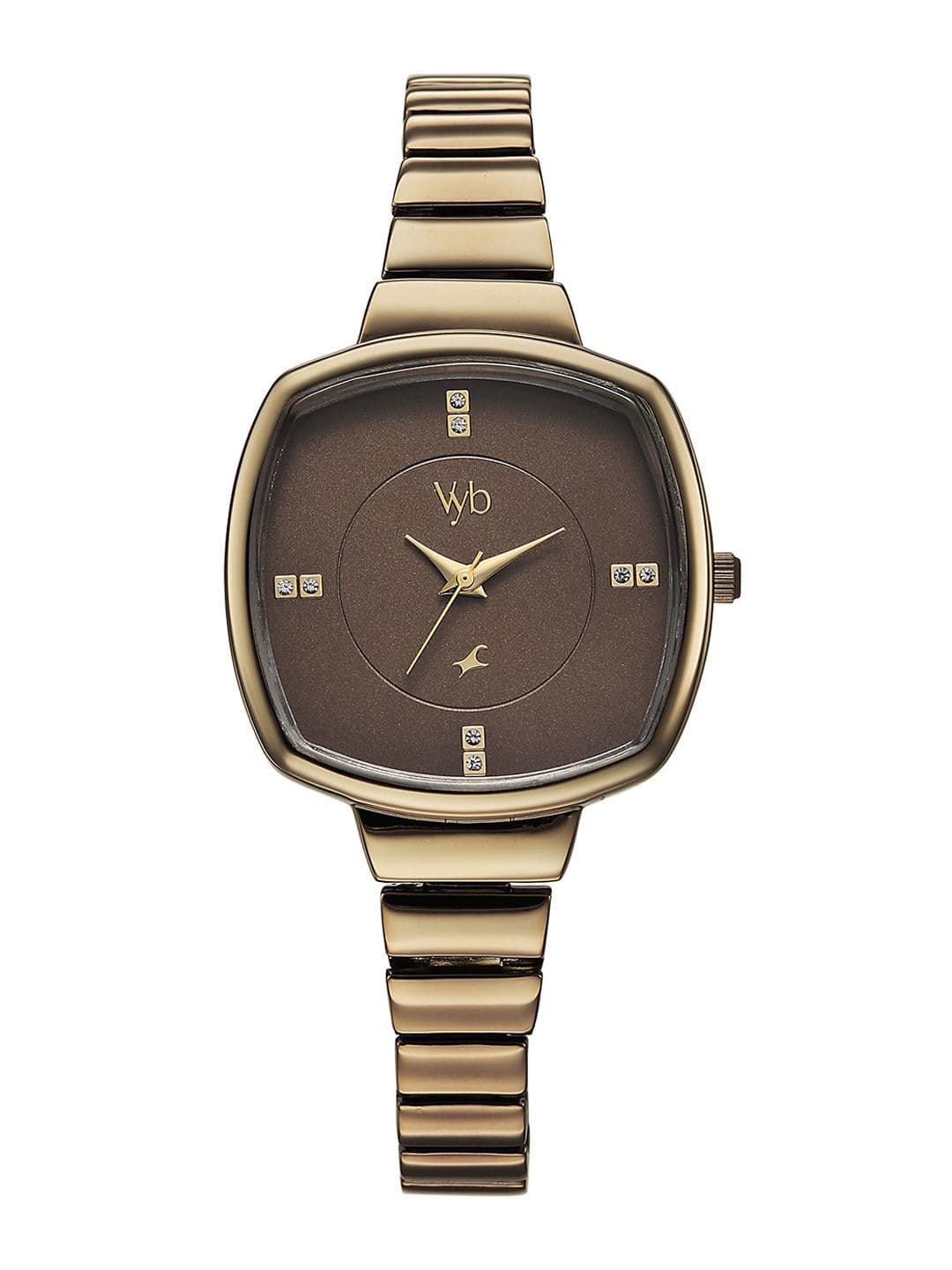 Fastrack Women Embellished Dial & Bracelet Style Straps Analogue Watch FV60081QM01 - view 1