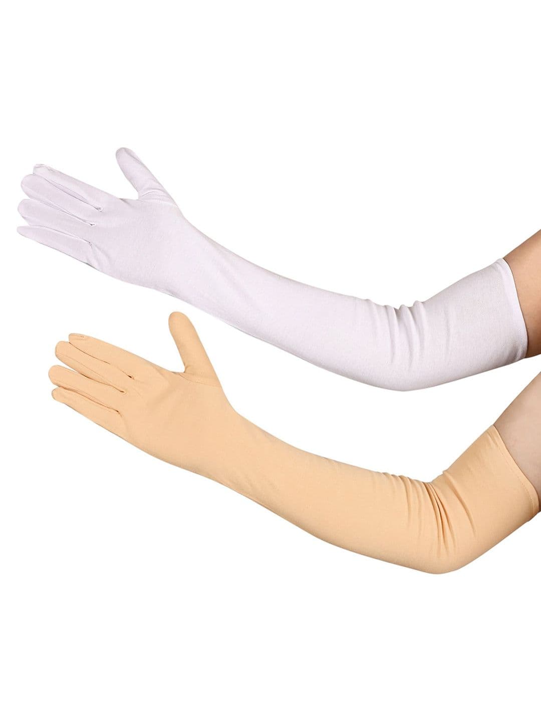 LOOM LEGACY Set Of 2 Cotton Sun Protective and Breathable Riding Gloves - view 1