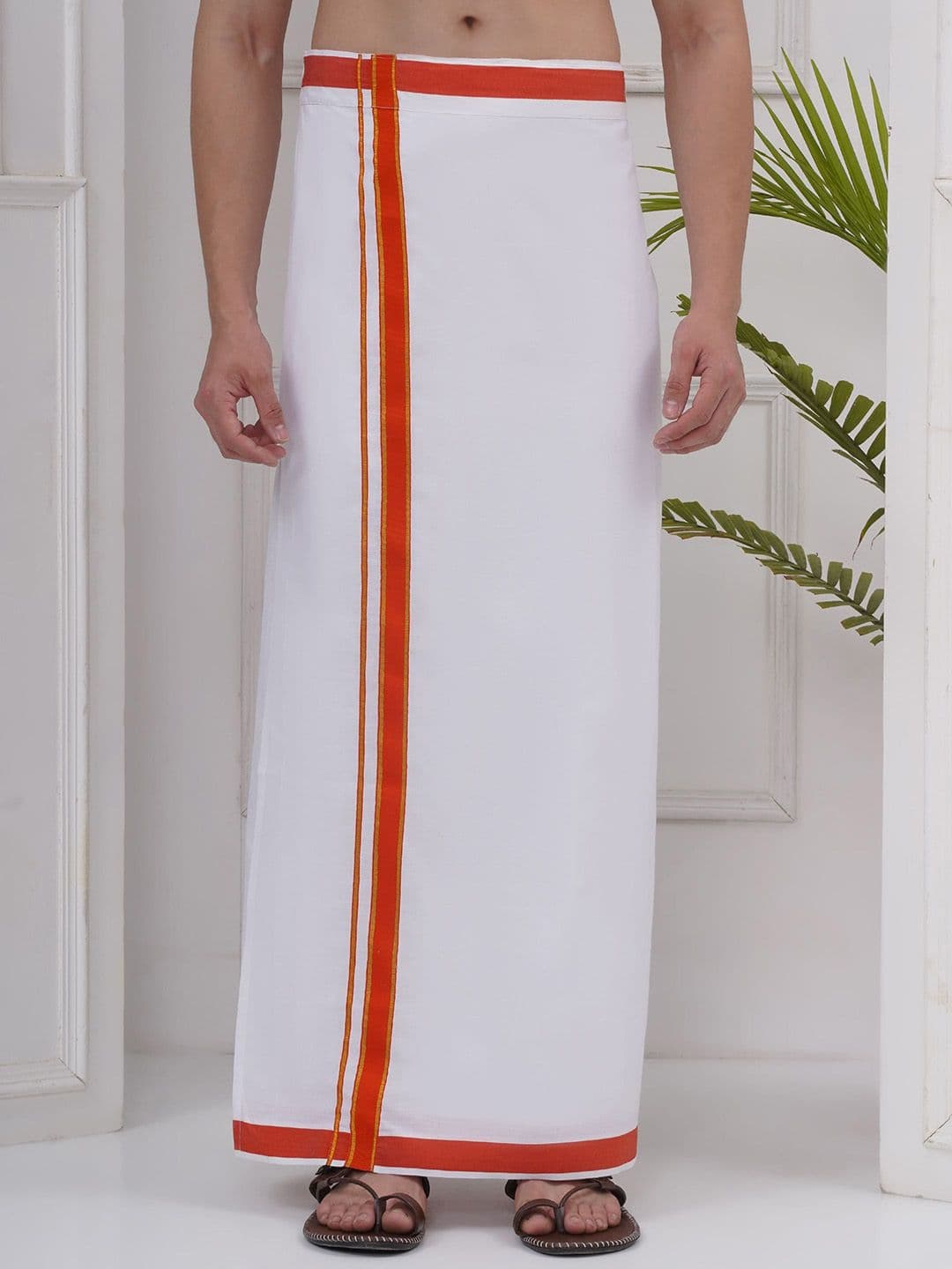 Sethukrishna Mens Readymade Cotton Dhoti - view 1