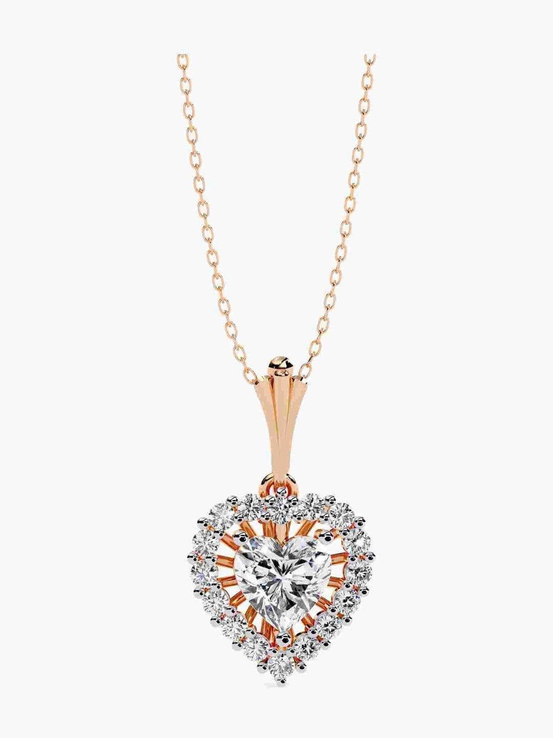 VALANOVA Hallmarked 14k Rose Gold & Certified Lab Grown Diamond 1.05cts Vsp0015 - view 1