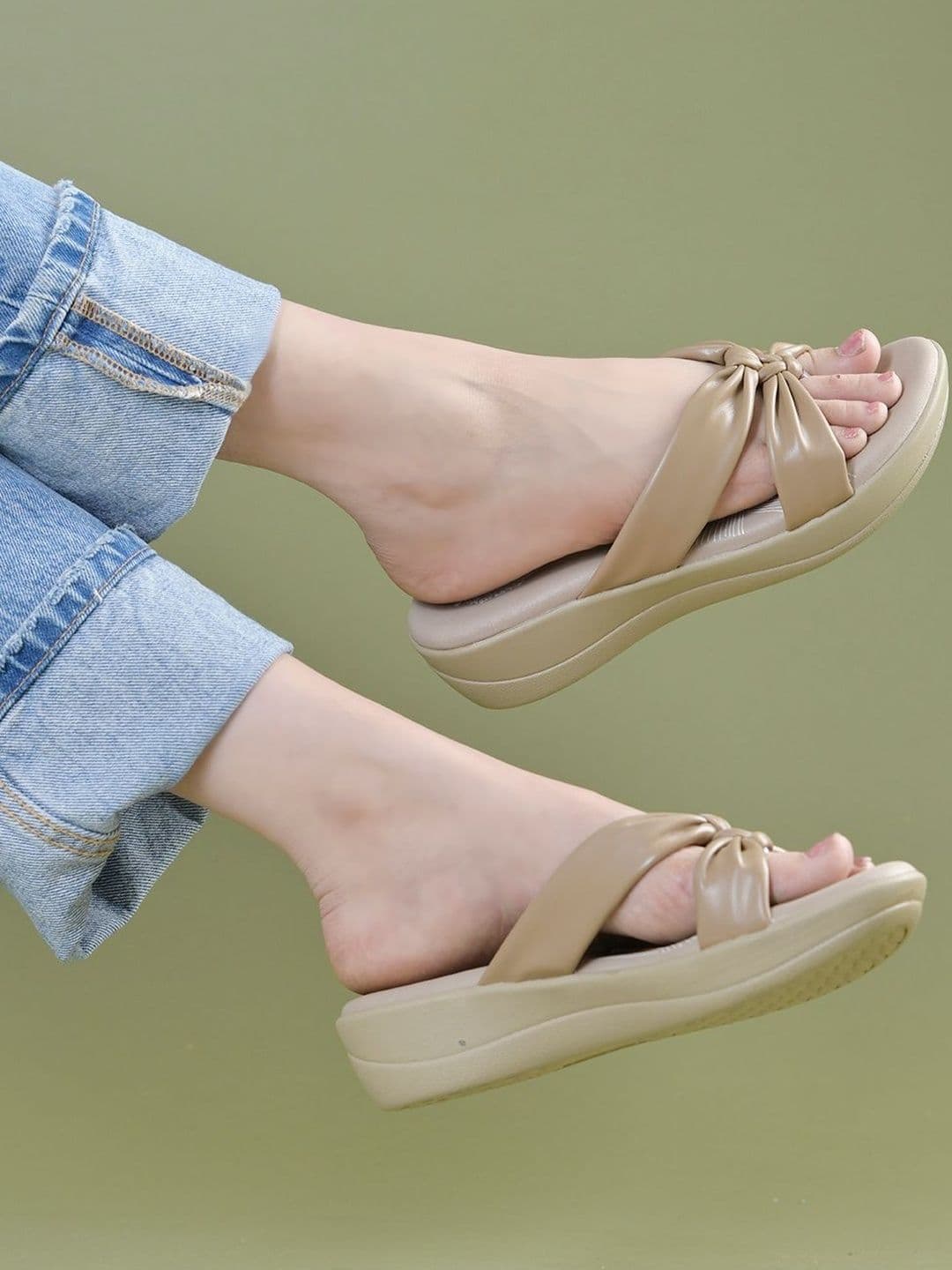 SZN Wedge Sandals with Bows - view 1