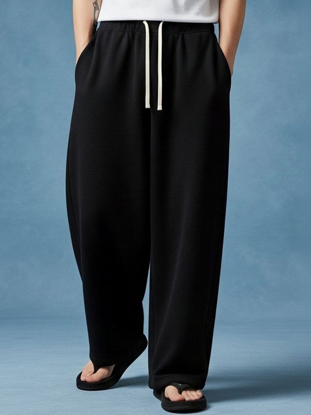 Cloth N code Men Solid Loose Fit Korean Track Pant - view 1
