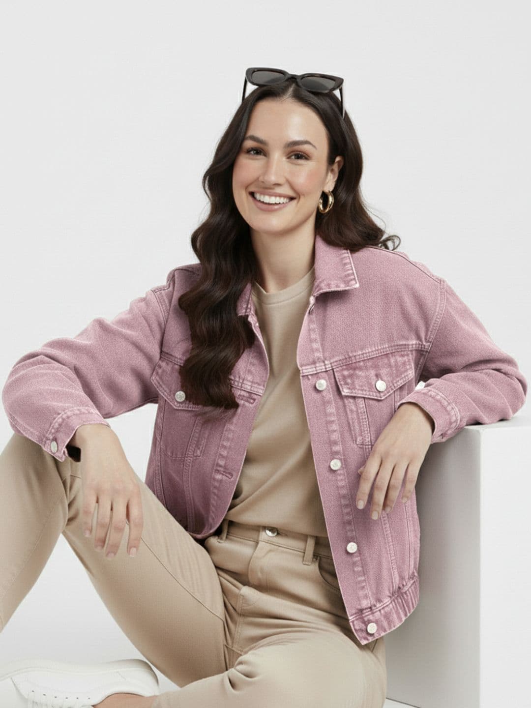 Mast & Harbour Pure Cotton Denim Jacket - view 1