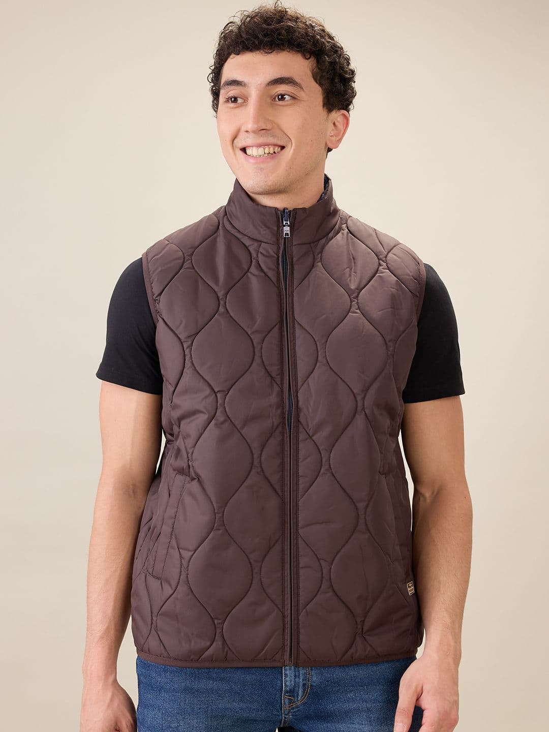 ColorPlus Mock Collar Reversible Quilted Jacket - view 1
