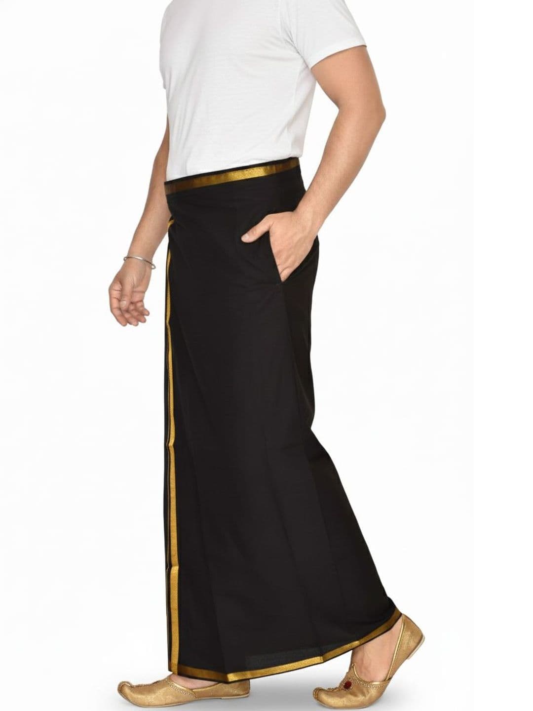 TUNI MANI Cotton Dhoti - view 1