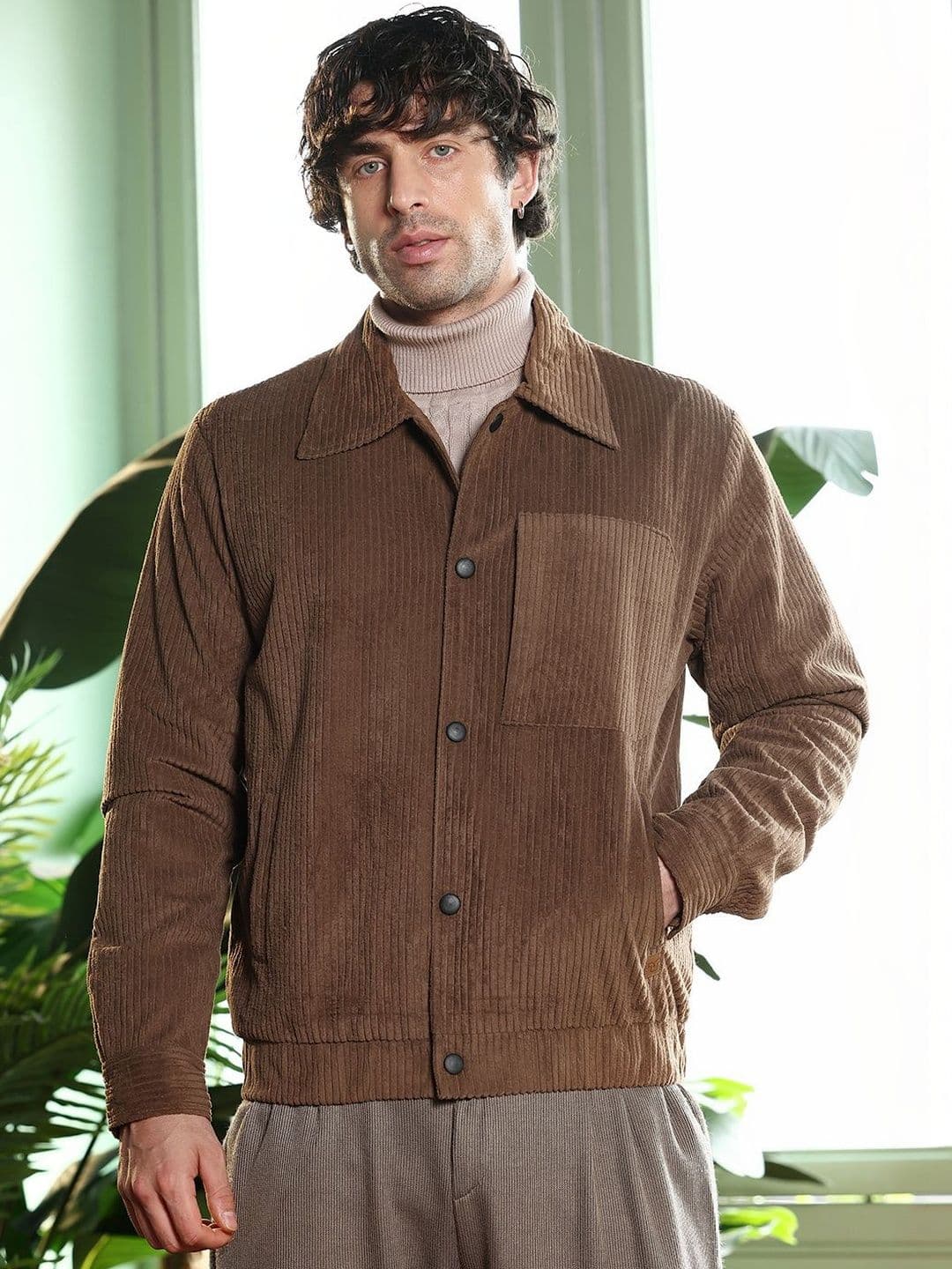 CAHOOT Men Corduroy Lightweight Bomber Jacket - view 1