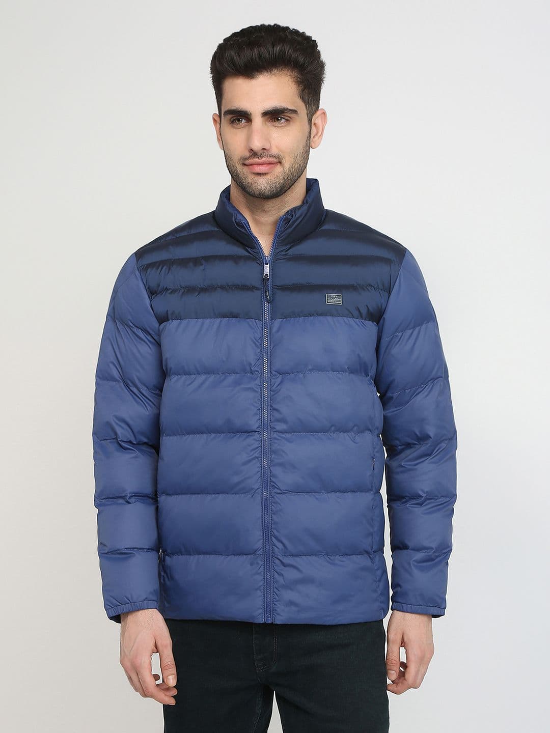 ColorPlus Mock Collar Puffer Jacket - view 1