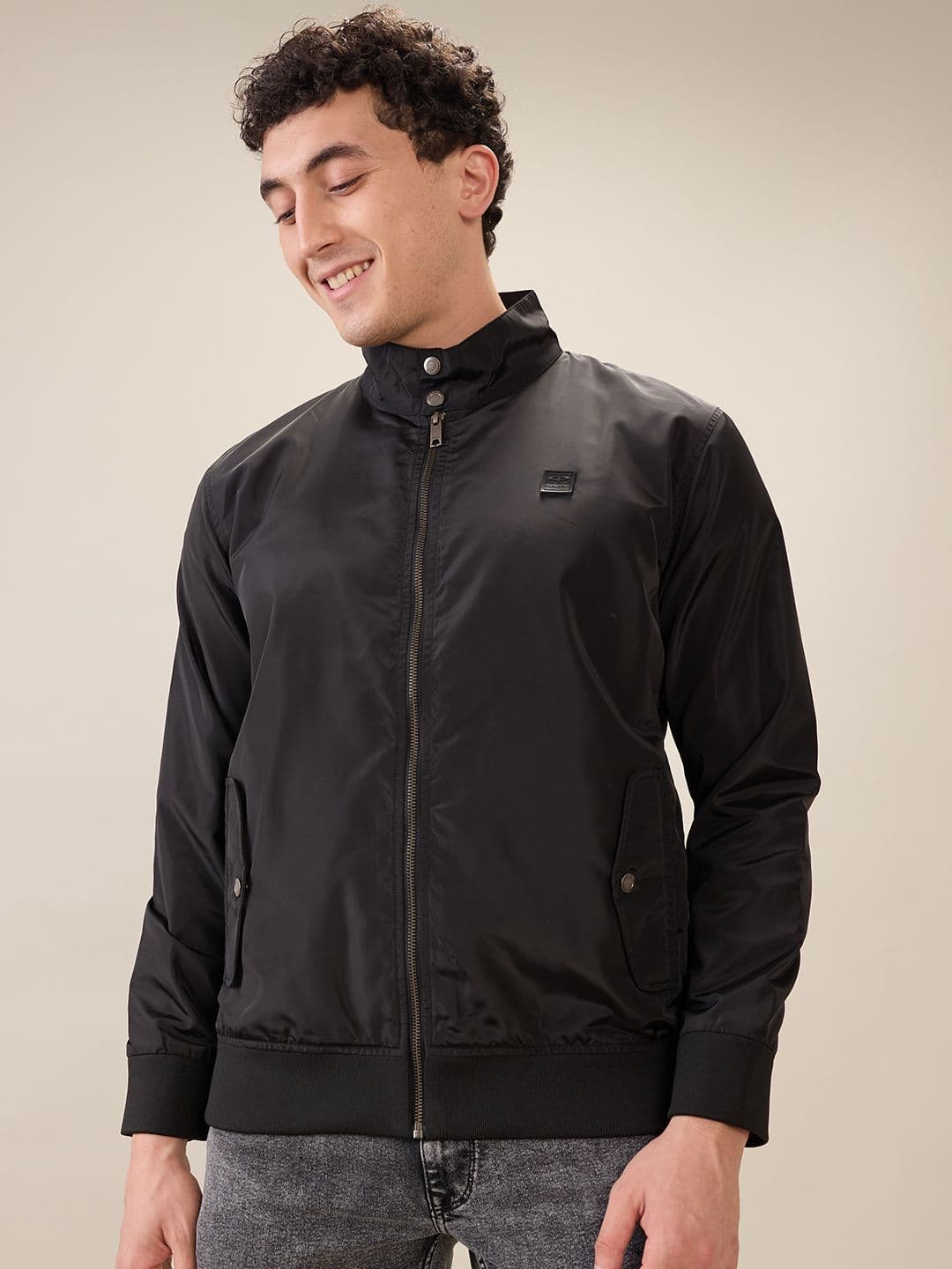 ColorPlus Mock Collar Tailored Jacket - view 1