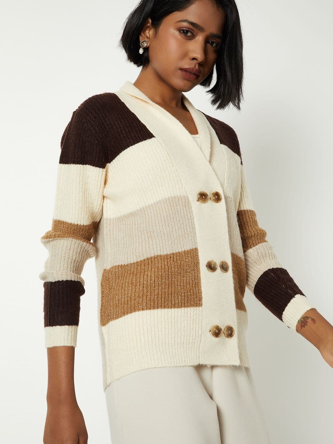 max Women Colourblocked Cardigan - view 1