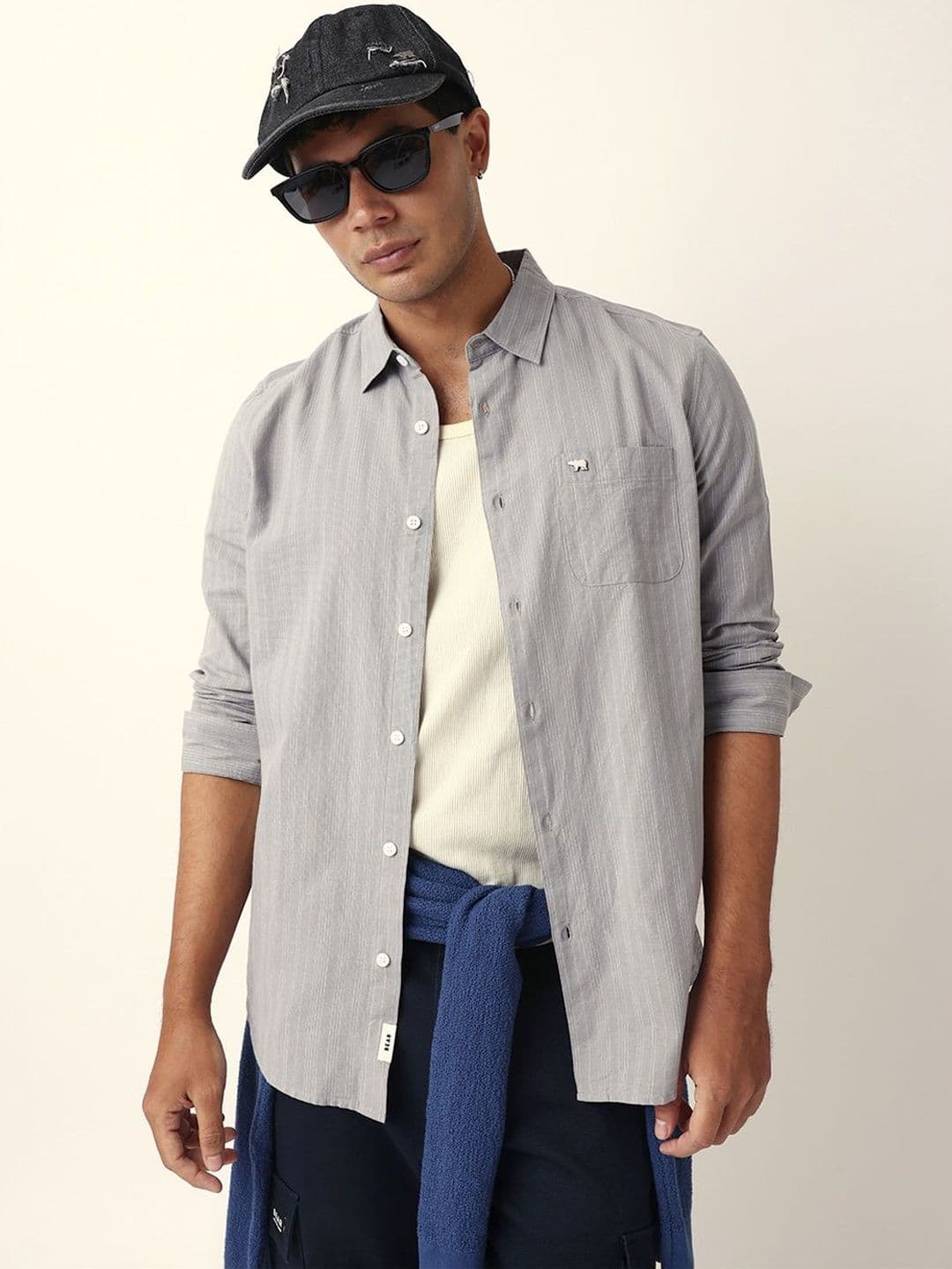THE BEAR HOUSE Men Slim Fit Striped Casual Shirt - view 1