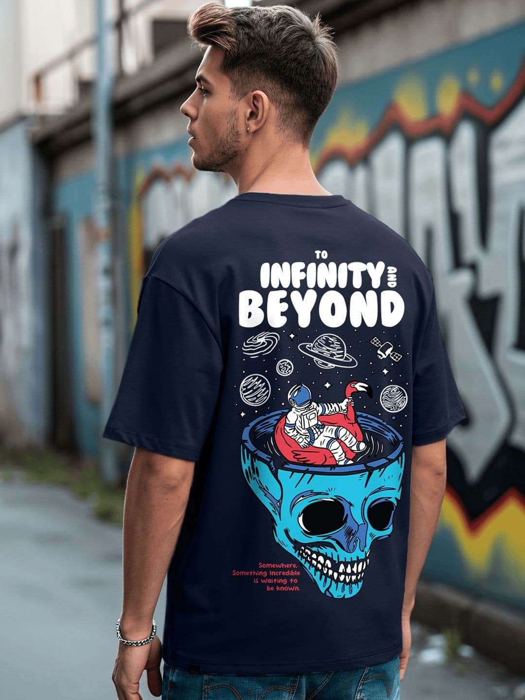 Bewakoof Graphic Printed Oversized Cotton T-shirt - view 1