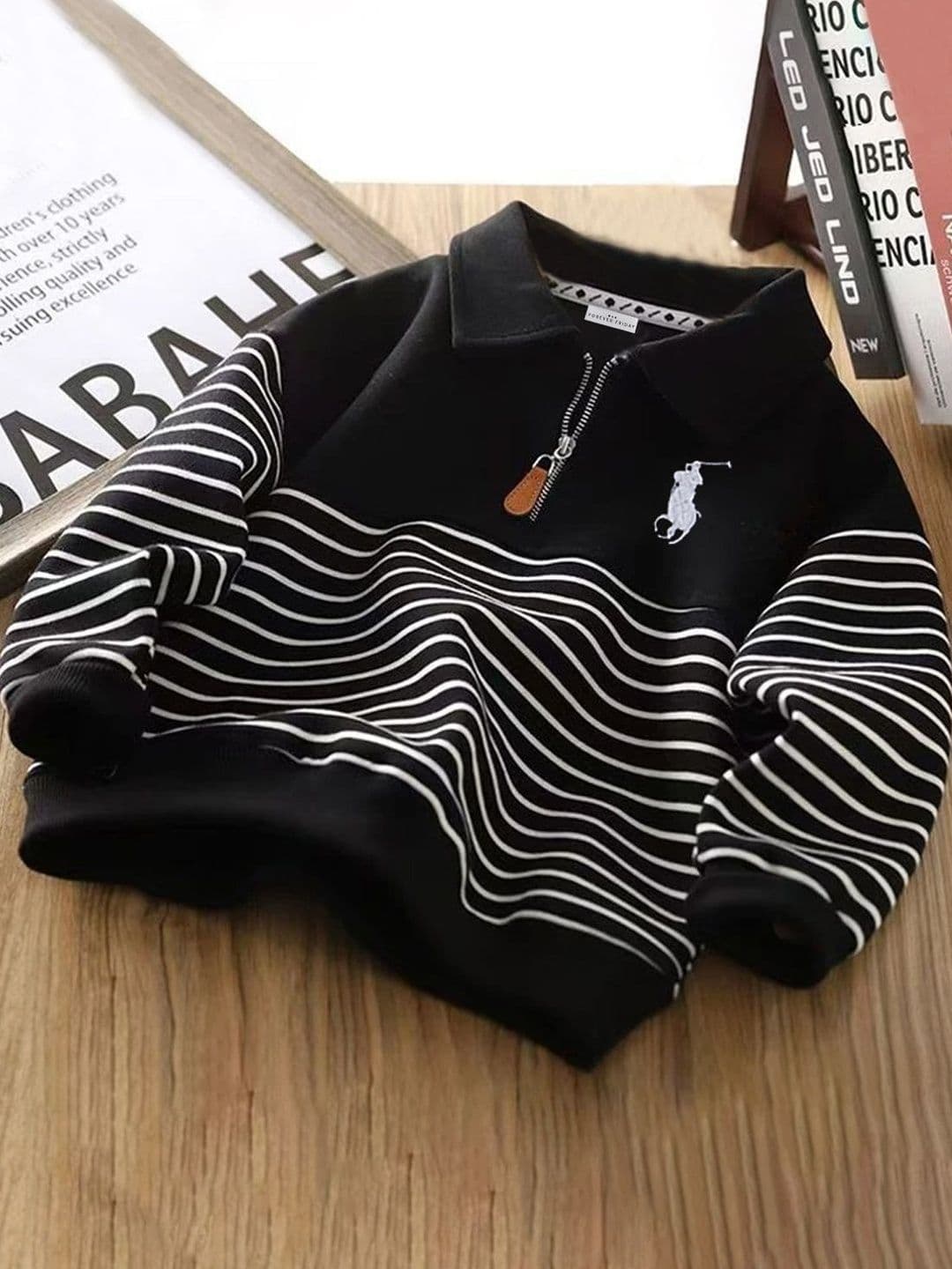 FOREVER FRIDAY Boys Striped Sweatshirt - view 1