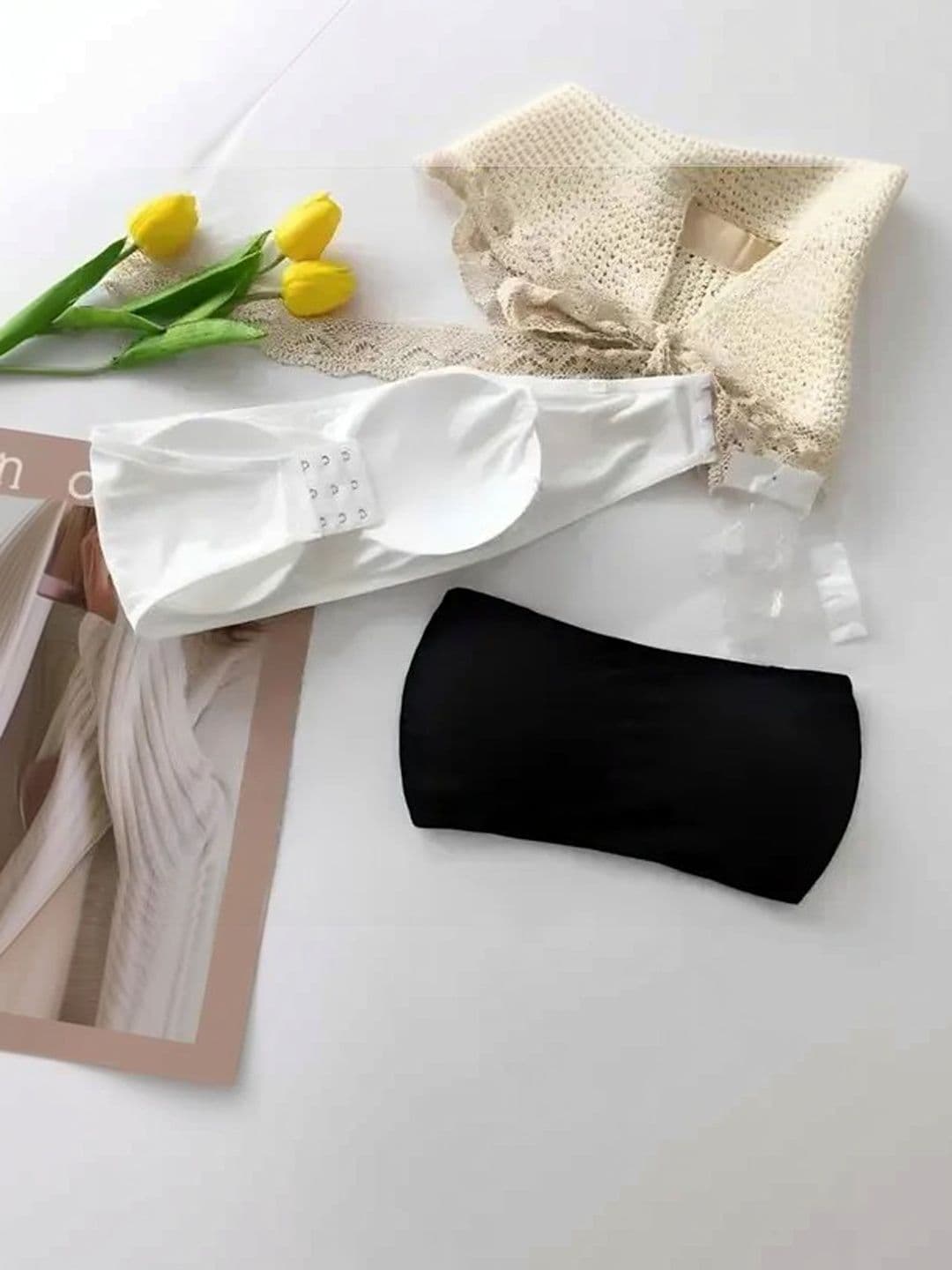 US FASHION Bandeau Bra Full Coverage Lightly Padded - view 1