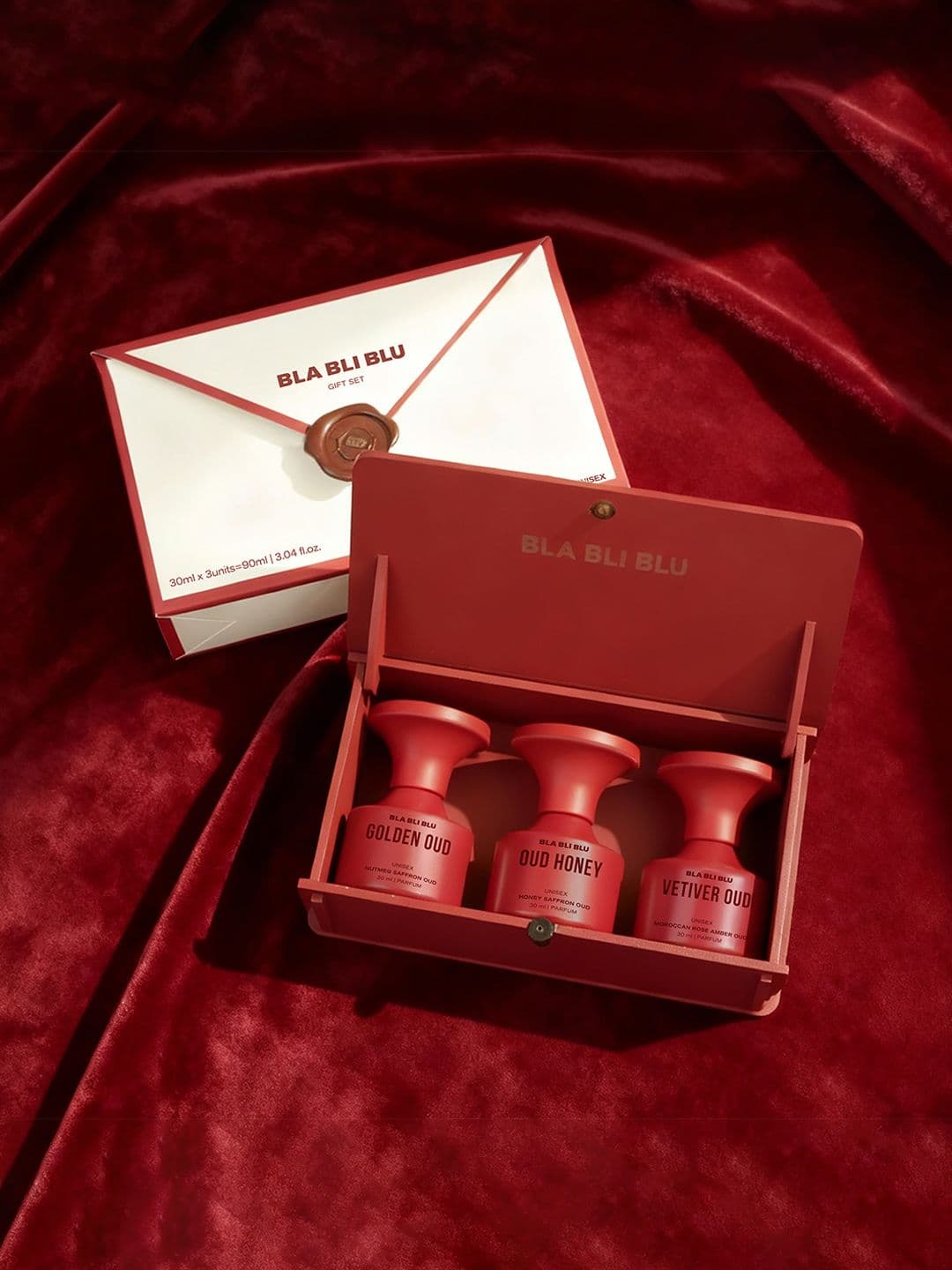 BLA BLI BLU Set Of 3 Oud Honey- Golden Oud & Vetiver Oud Eau De Parfum- 30 ml Each - view 1