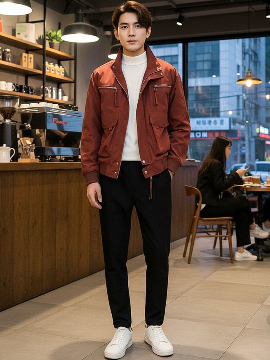 HERE&NOW Men Bomber Jacket - view 1