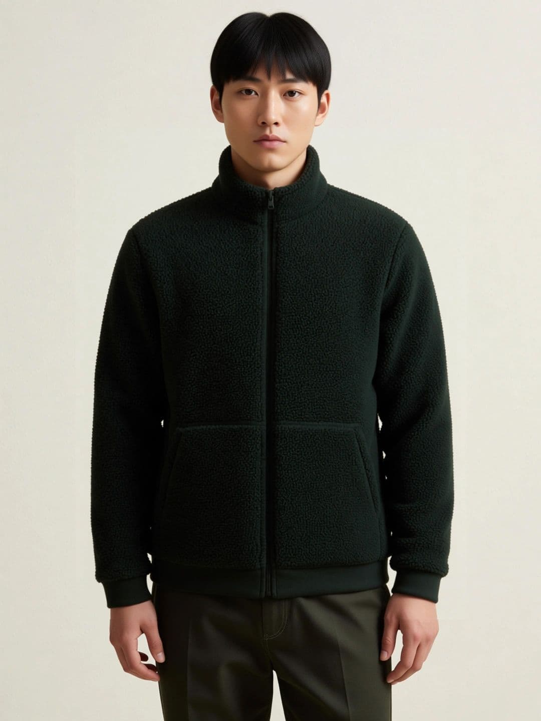 fashlook Men Fleece Padded Jacket - view 1