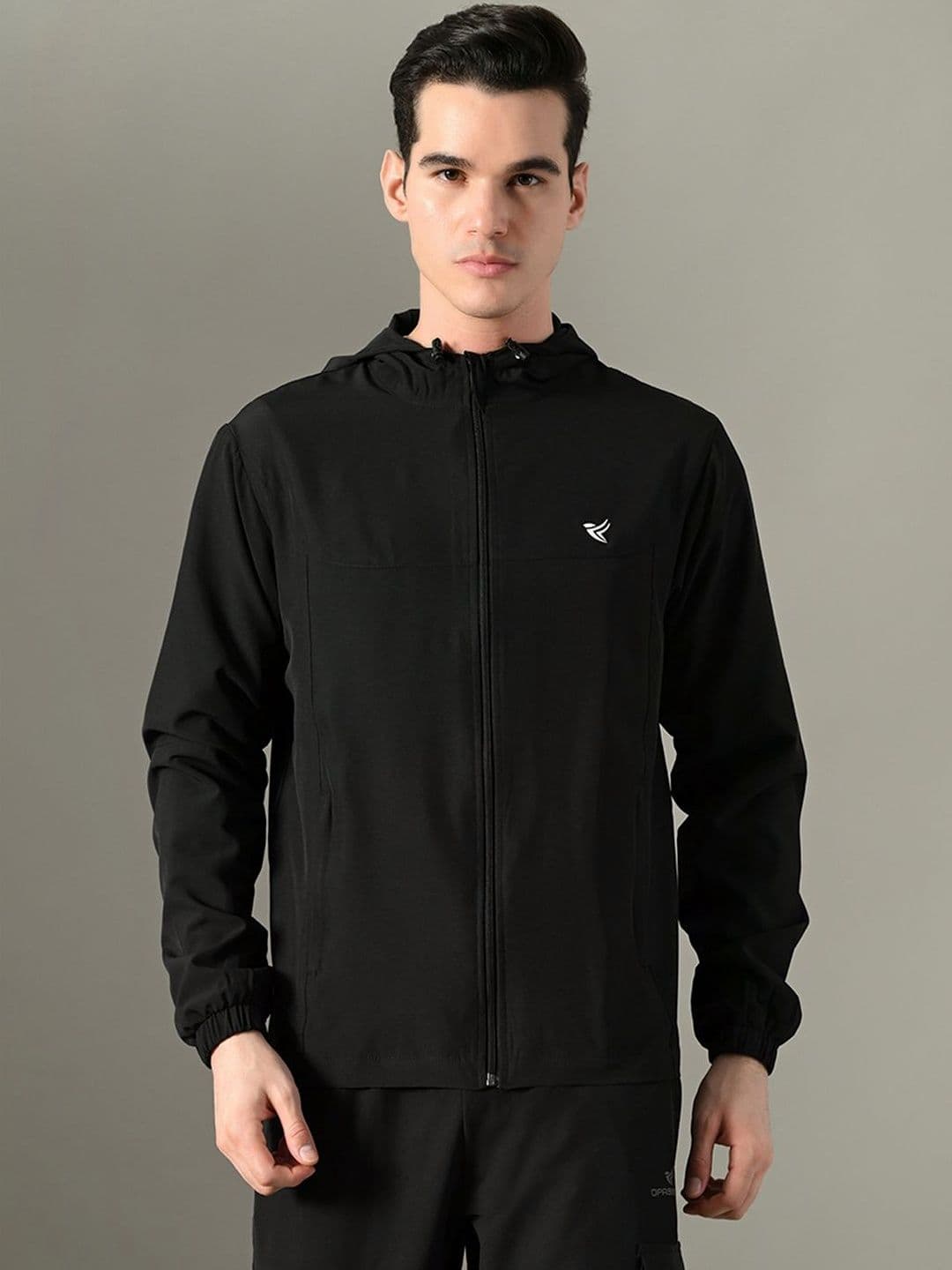 Dpassion Men Brand Logo Lightweight Training or Gym Sporty Jacket - view 1
