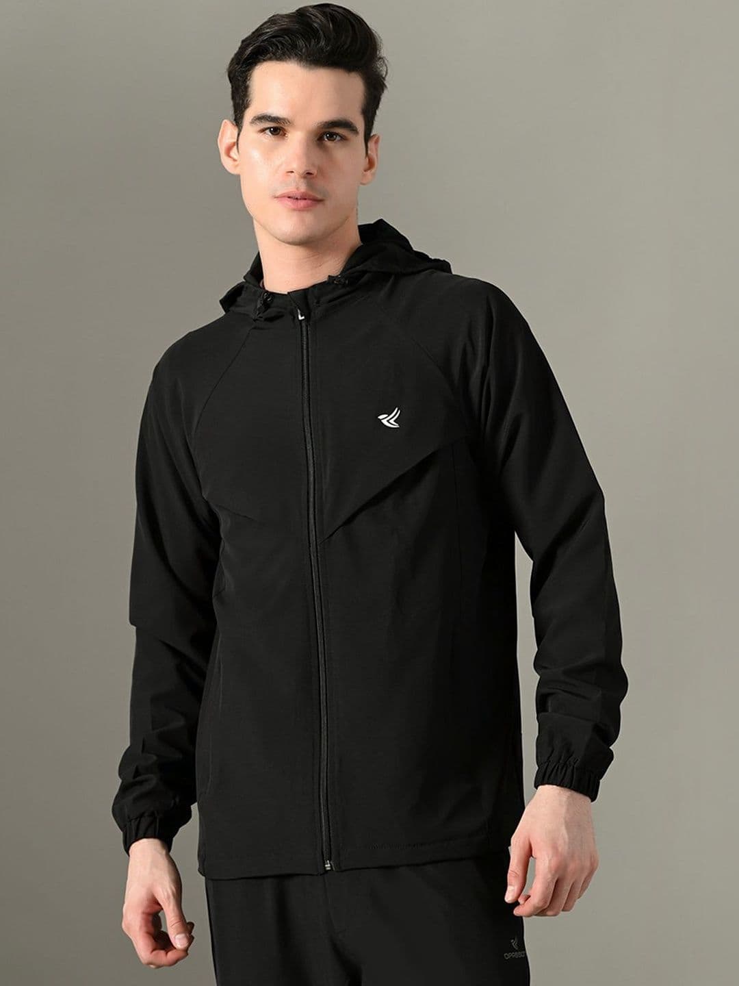 Dpassion Men Brand Logo Lightweight Training or Gym Sporty Jacket - view 1