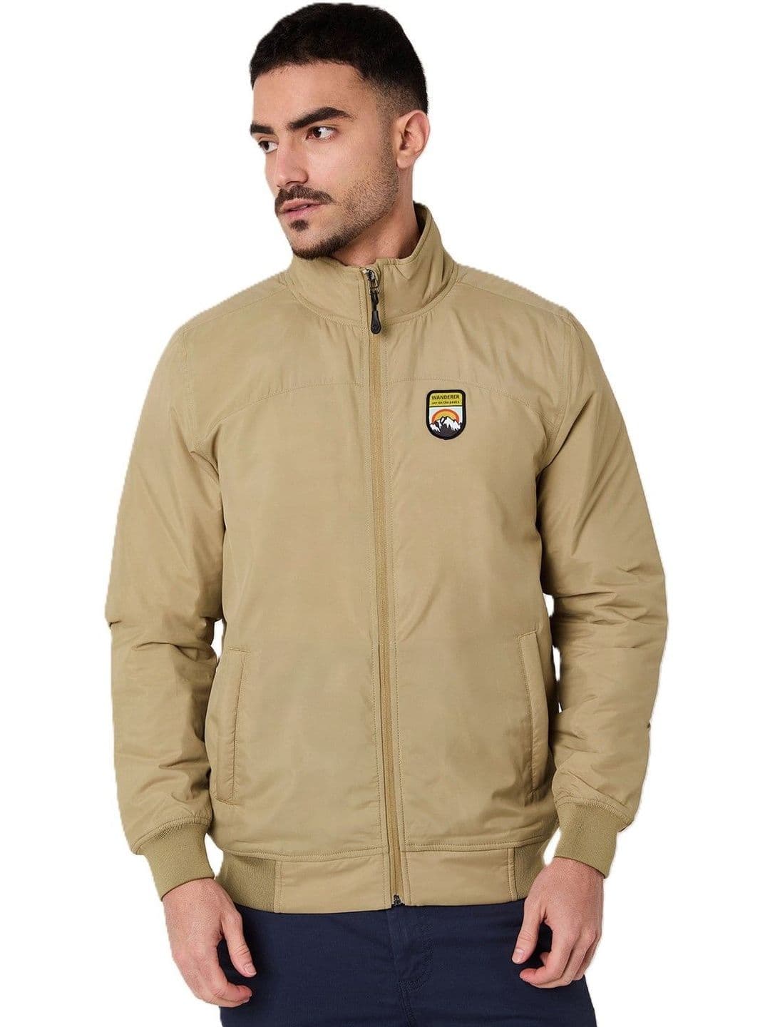 Wildcraft Men Brand Logo Lightweight Bomber Jacket - view 1
