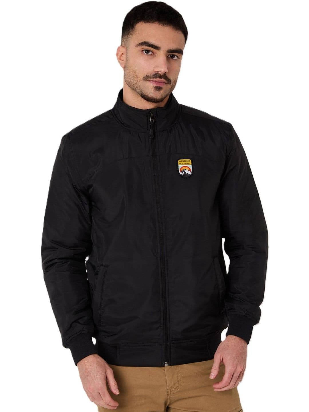 Wildcraft Men Brand Logo Bomber Jacket - view 1