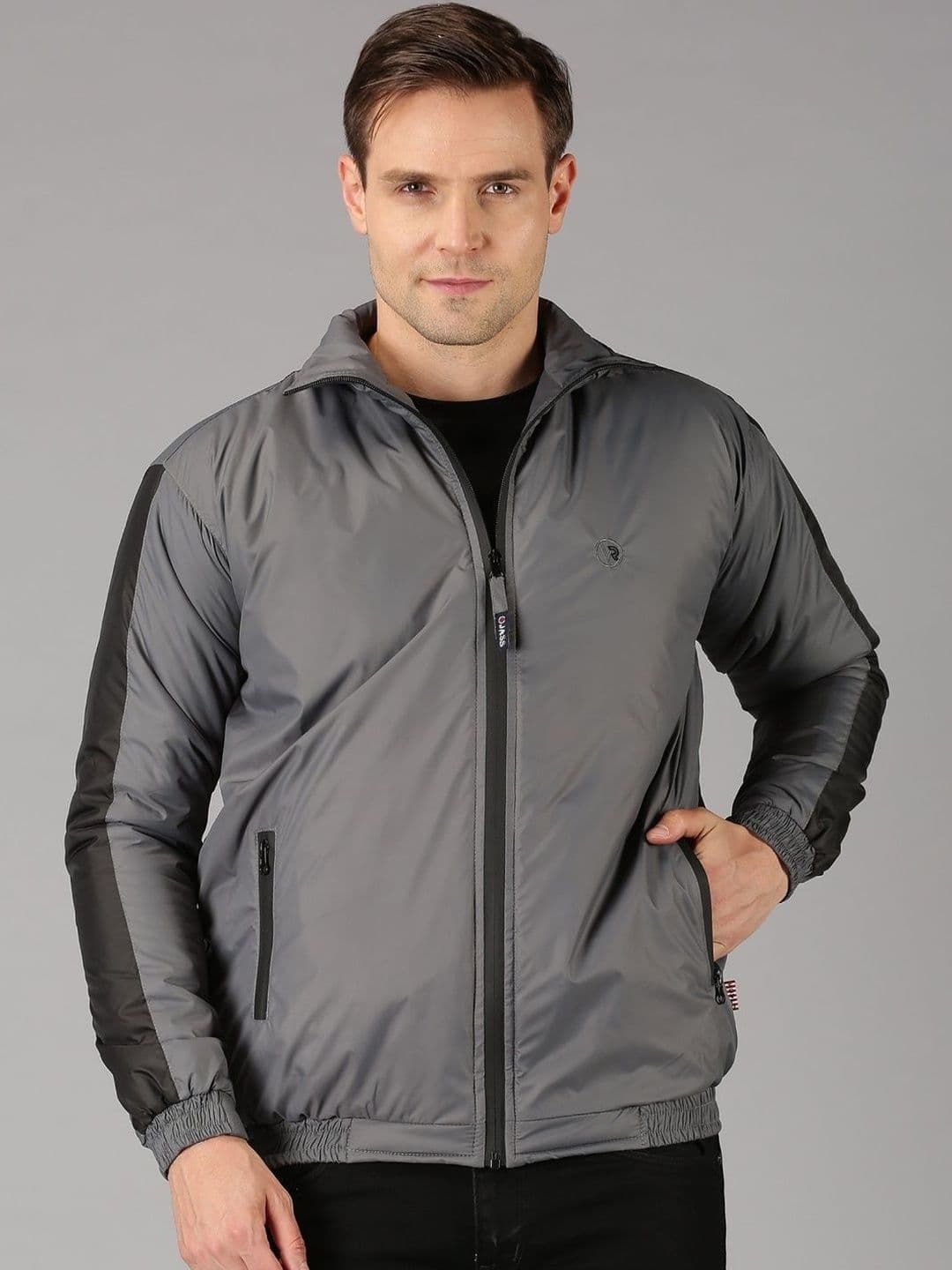 VROJASS Men Colourblocked Lightweight Sporty Jacket - view 1
