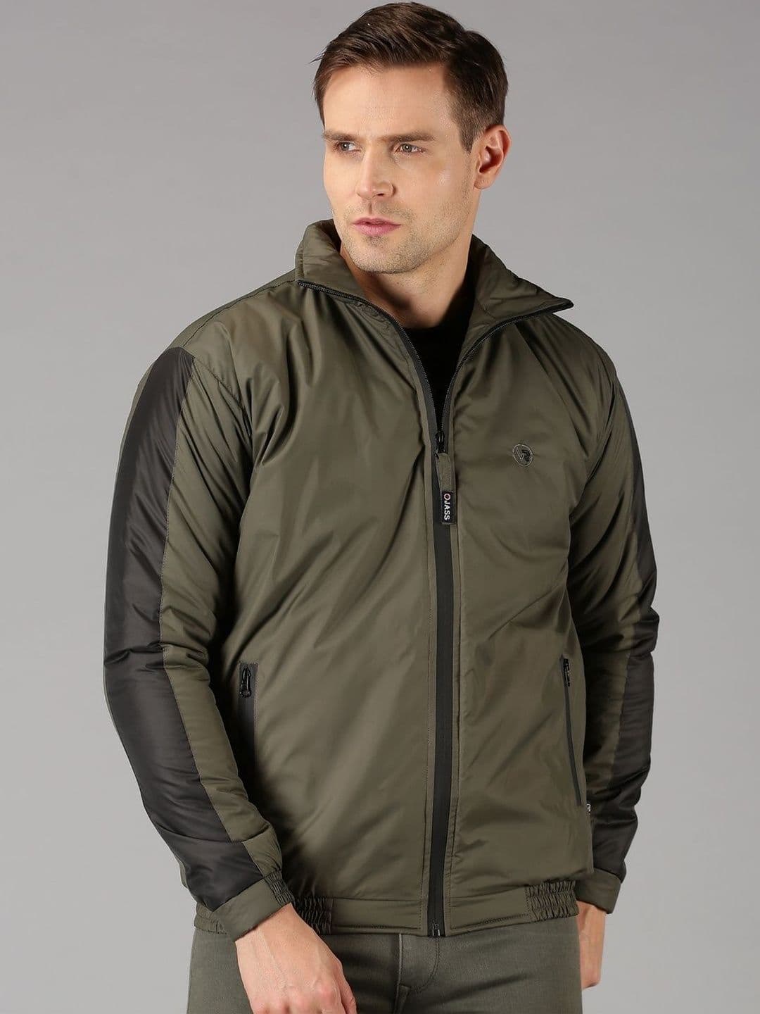 VROJASS Men Colourblocked Lightweight Sporty Jacket - view 1
