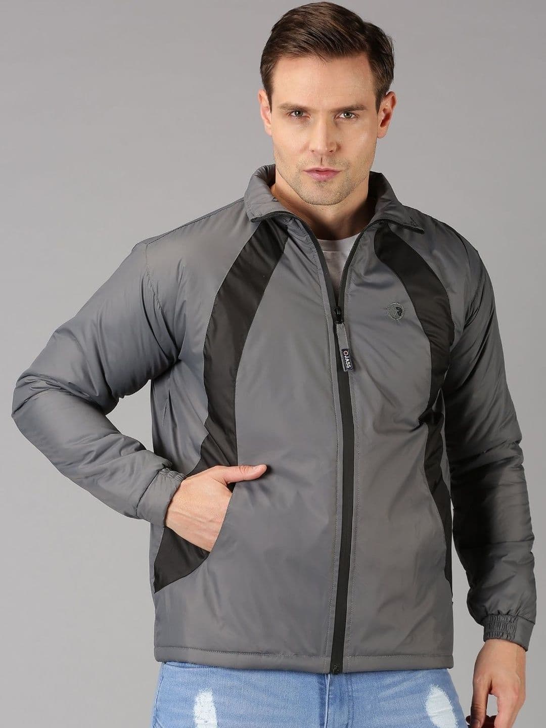 VROJASS Men Colourblocked Lightweight Puffer Jacket - view 1
