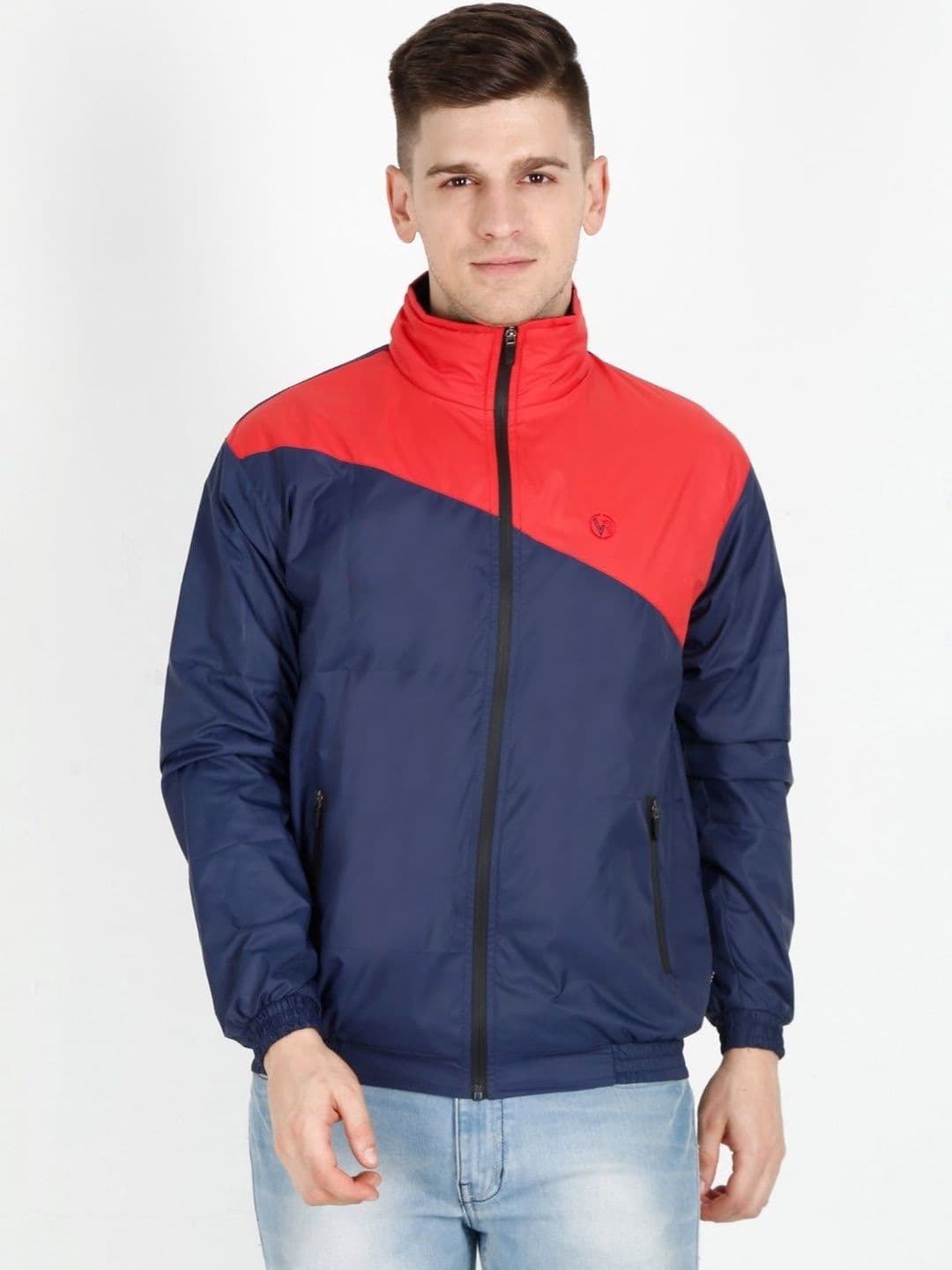 VROJASS Men Colourblocked Lightweight Sporty Jacket - view 1