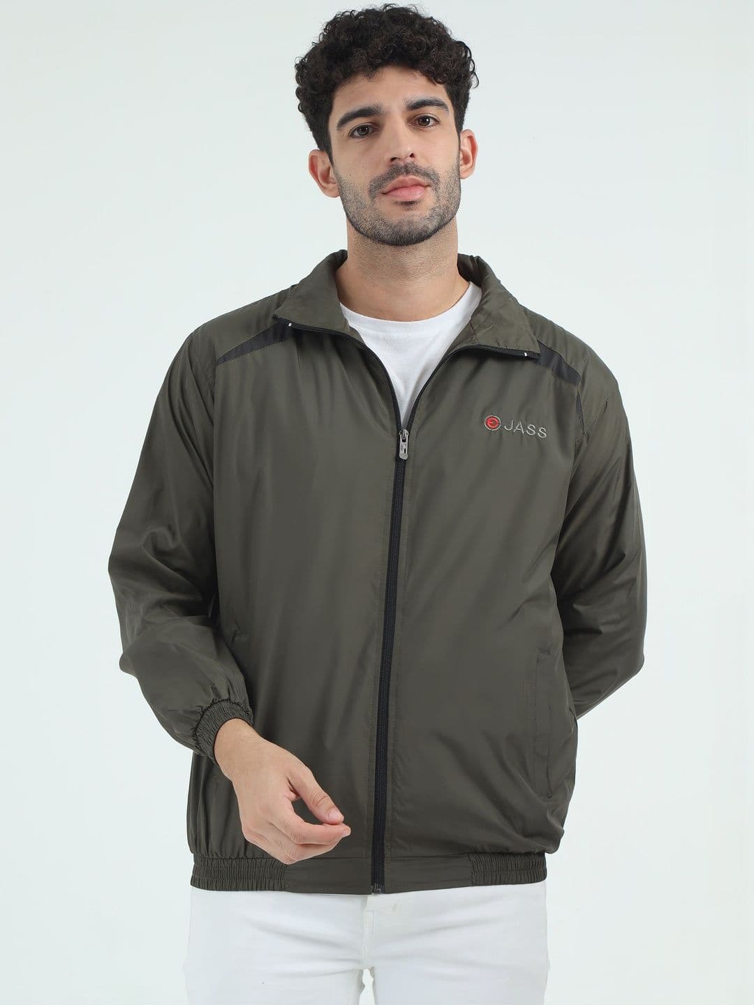VROJASS Men Solid Lightweight Casual Jacket - view 1