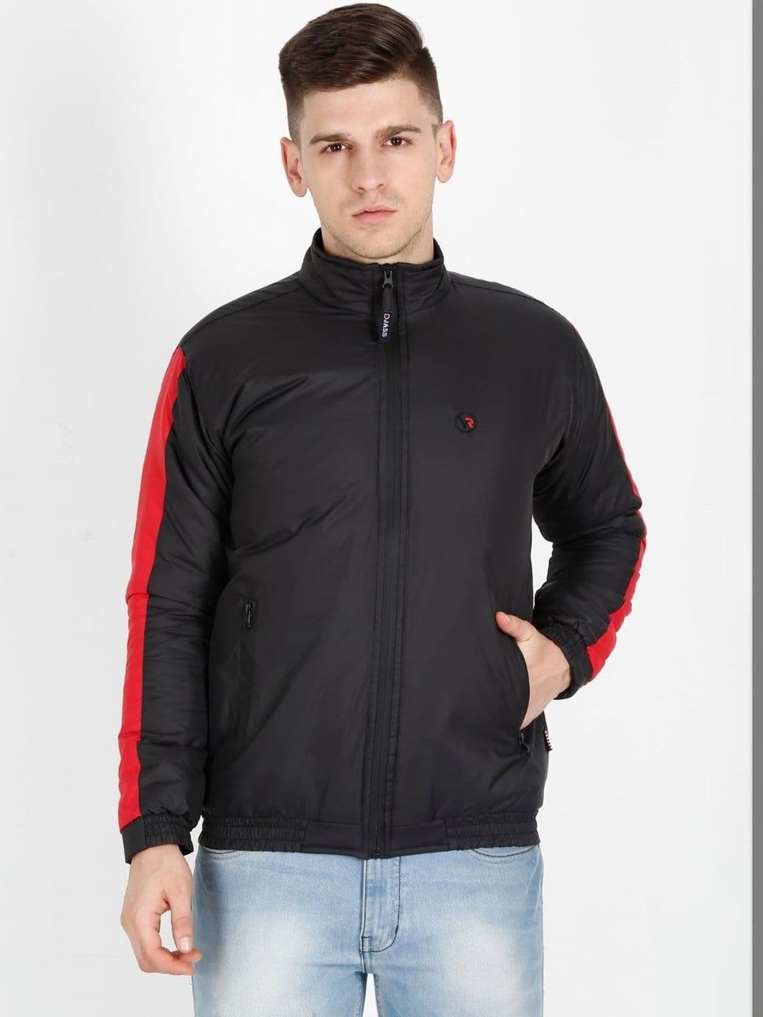 VROJASS Men Brand Logo Water Resistant Bomber Jacket - view 1