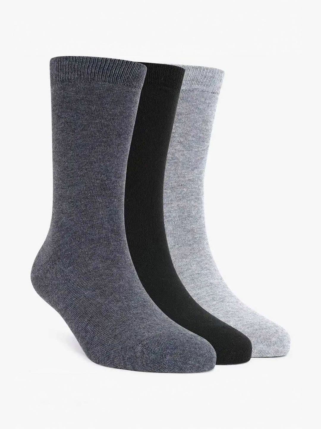 Akeeta Pack Of 3 Cotton Calf-Length Socks - view 1