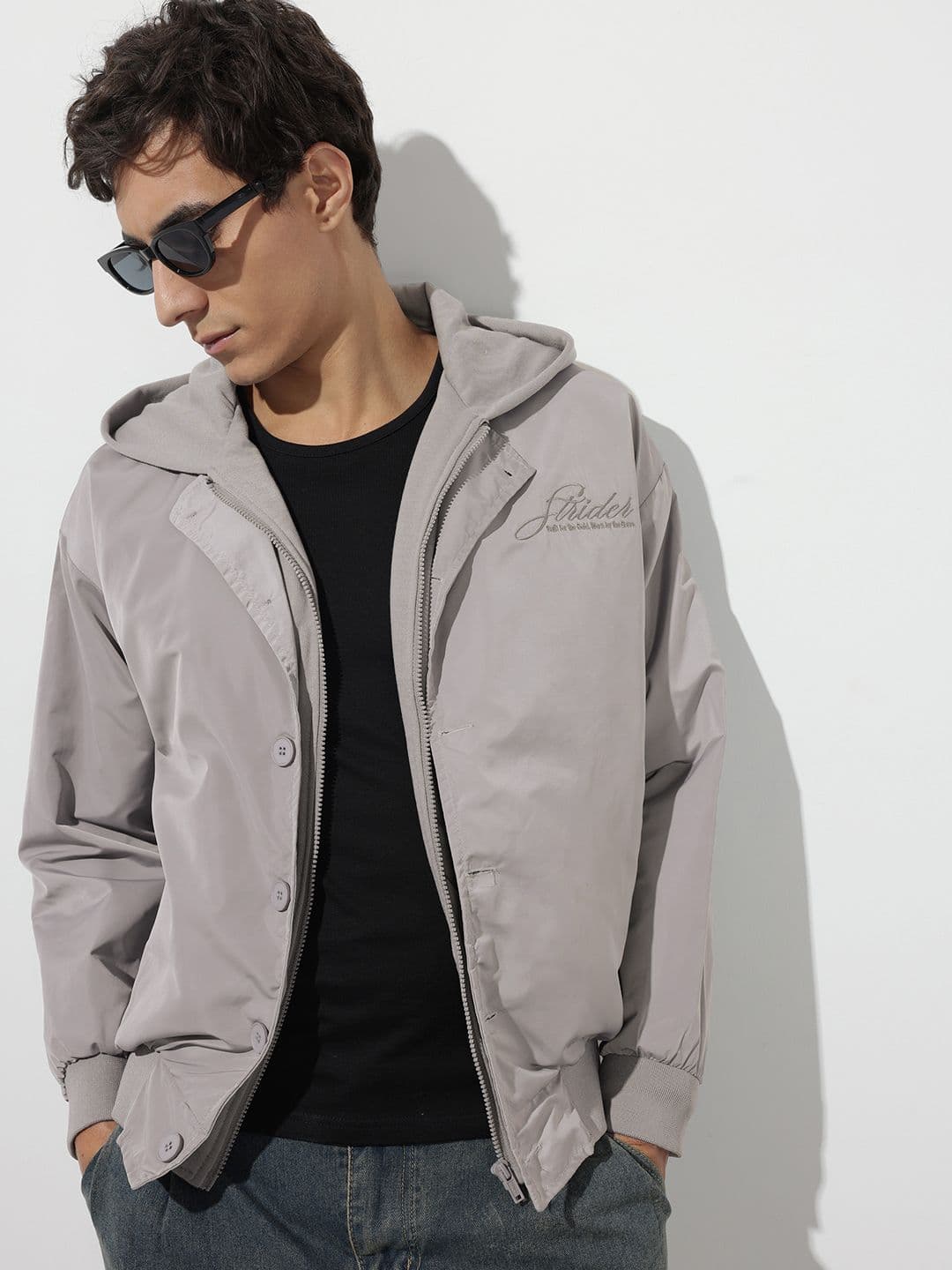 The Roadster Life Co. Hooded Bomber Jacket - view 1