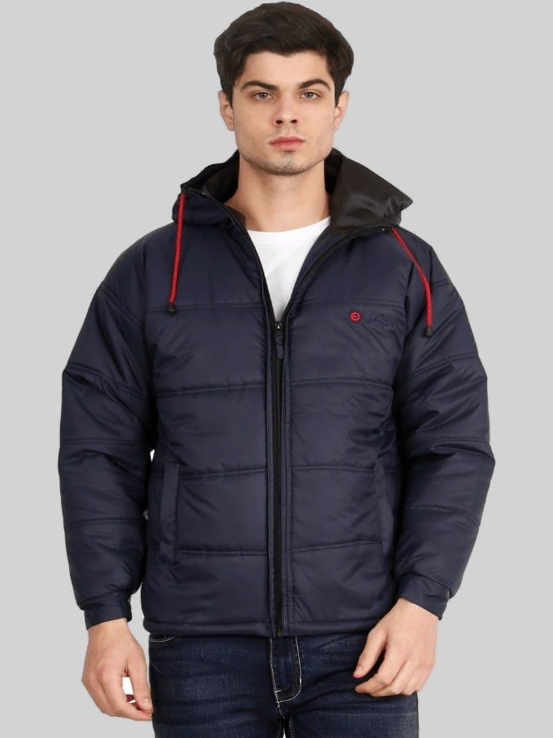 VROJASS Men Brand Logo Water Resistant fwd Jacket - view 1