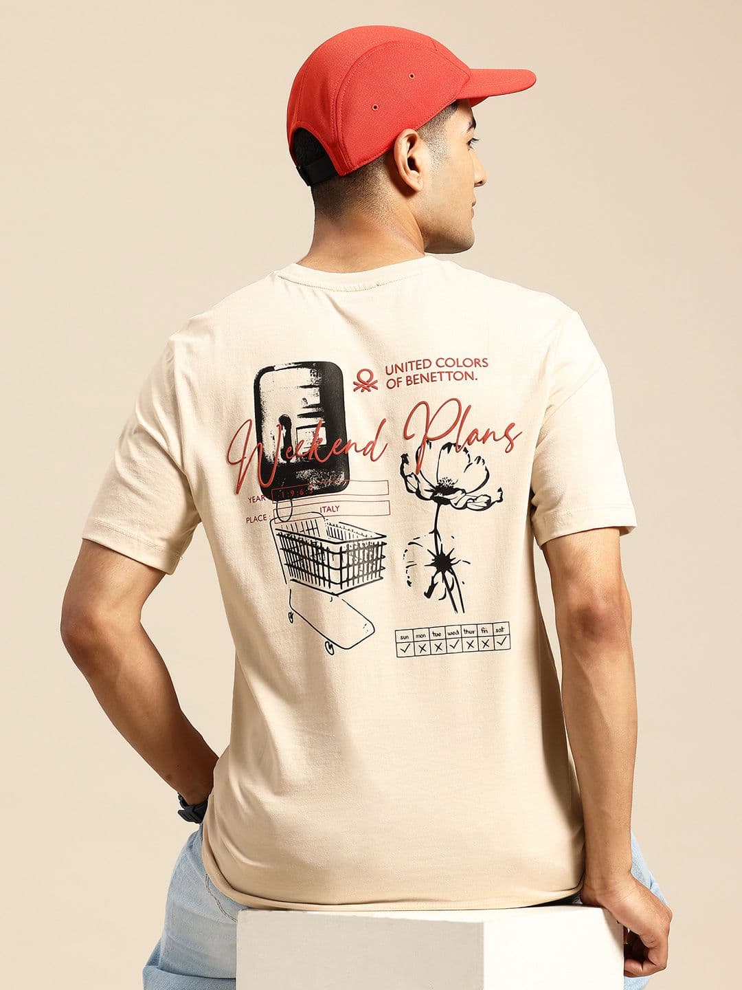 United Colors of Benetton Typography Printed T-shirt - view 1