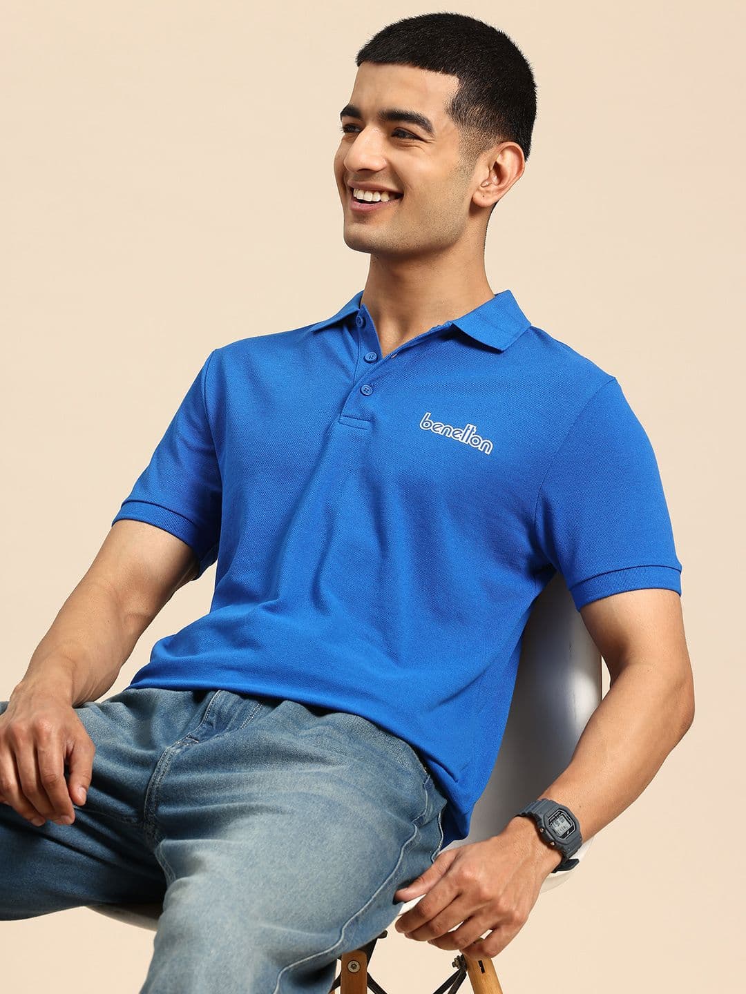 United Colors of Benetton Polo Collar T-shirt - view 1