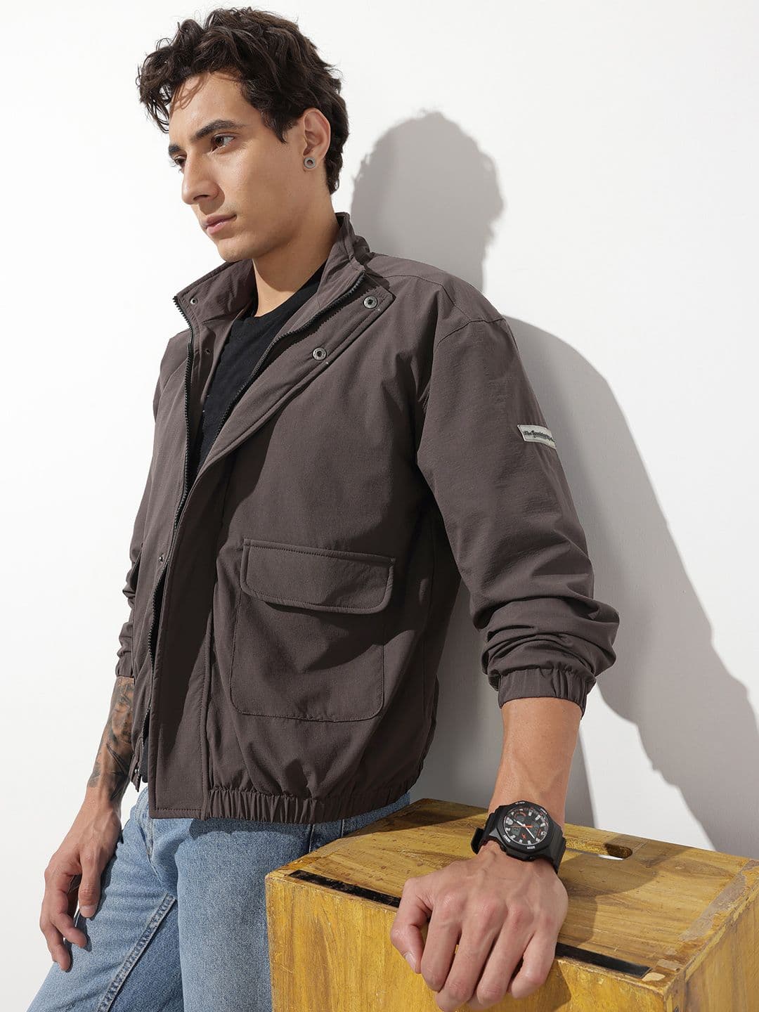 The Roadster Life Co. Mock Collar Tailored Jacket - view 1