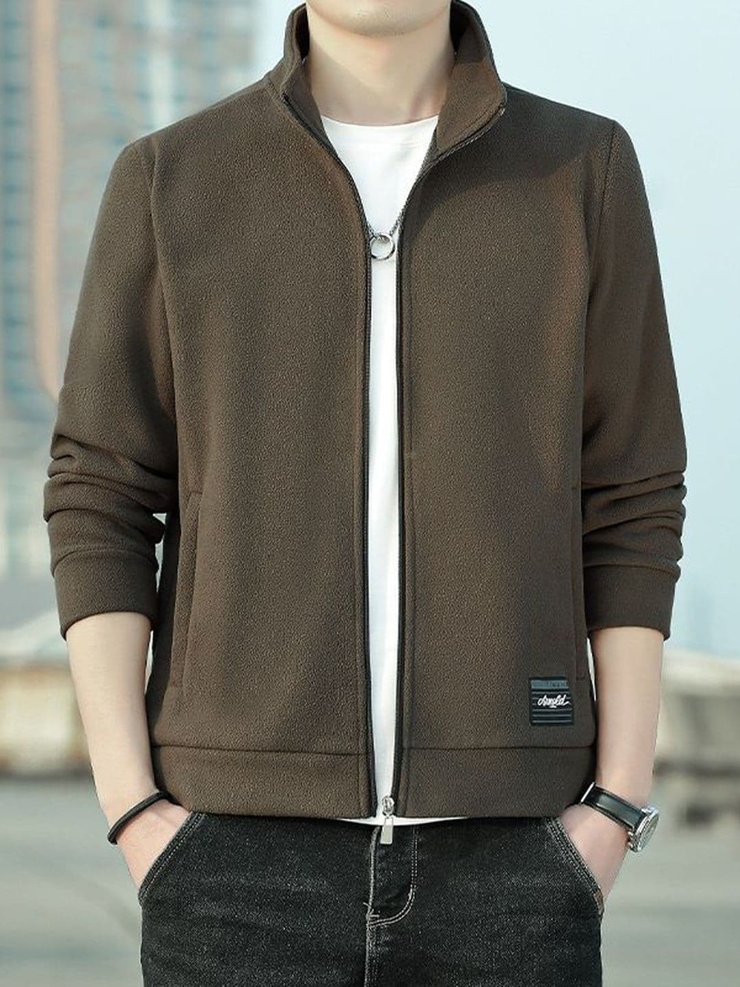 StyleCast x Revolte Men Outdoor Open Front Jacket - view 1