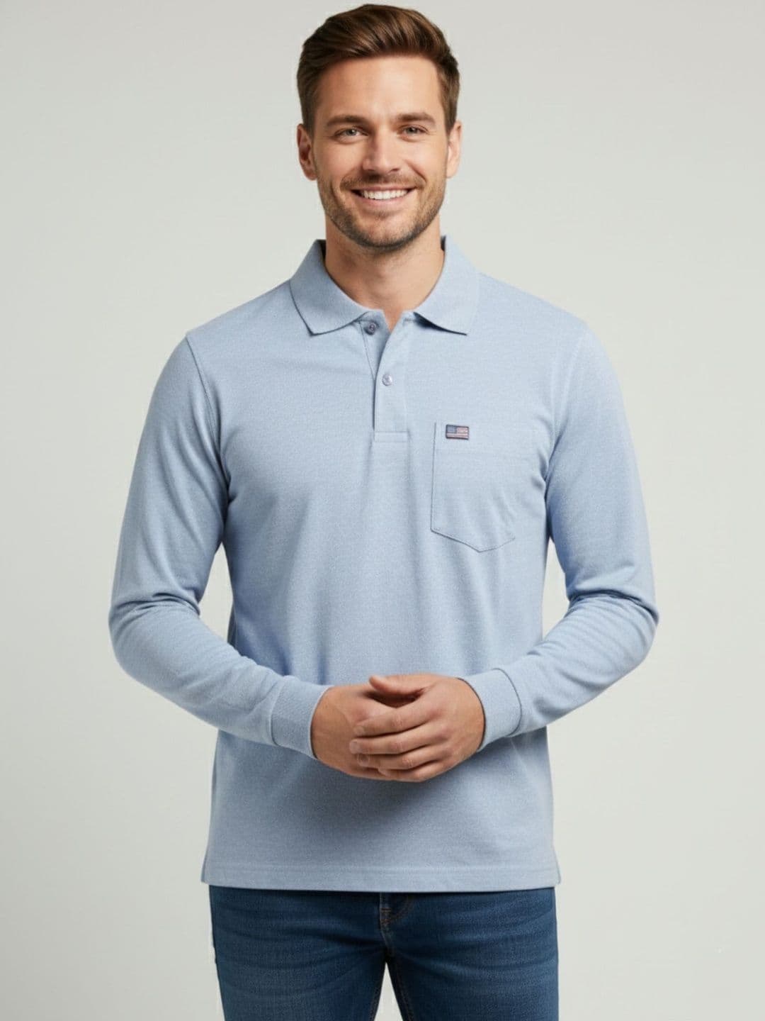 SANDPIPER Men Polo Collar Pockets T-shirt - view 1