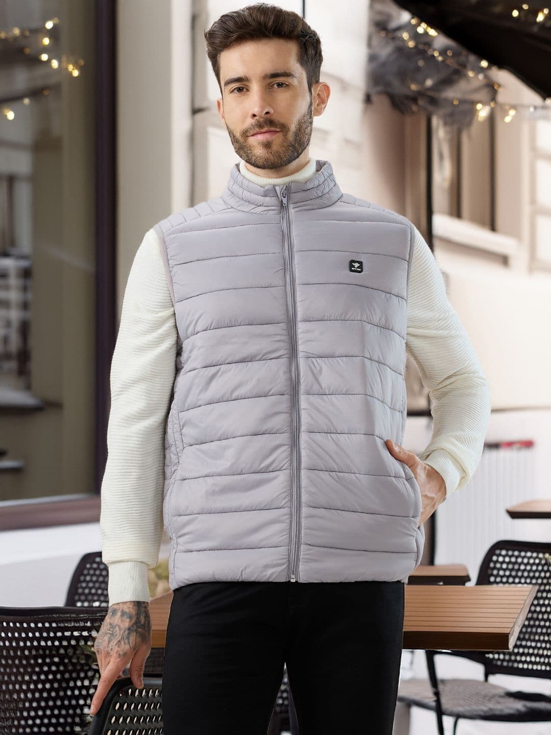 Status Quo Men Lightweight Puffer Jacket - view 1